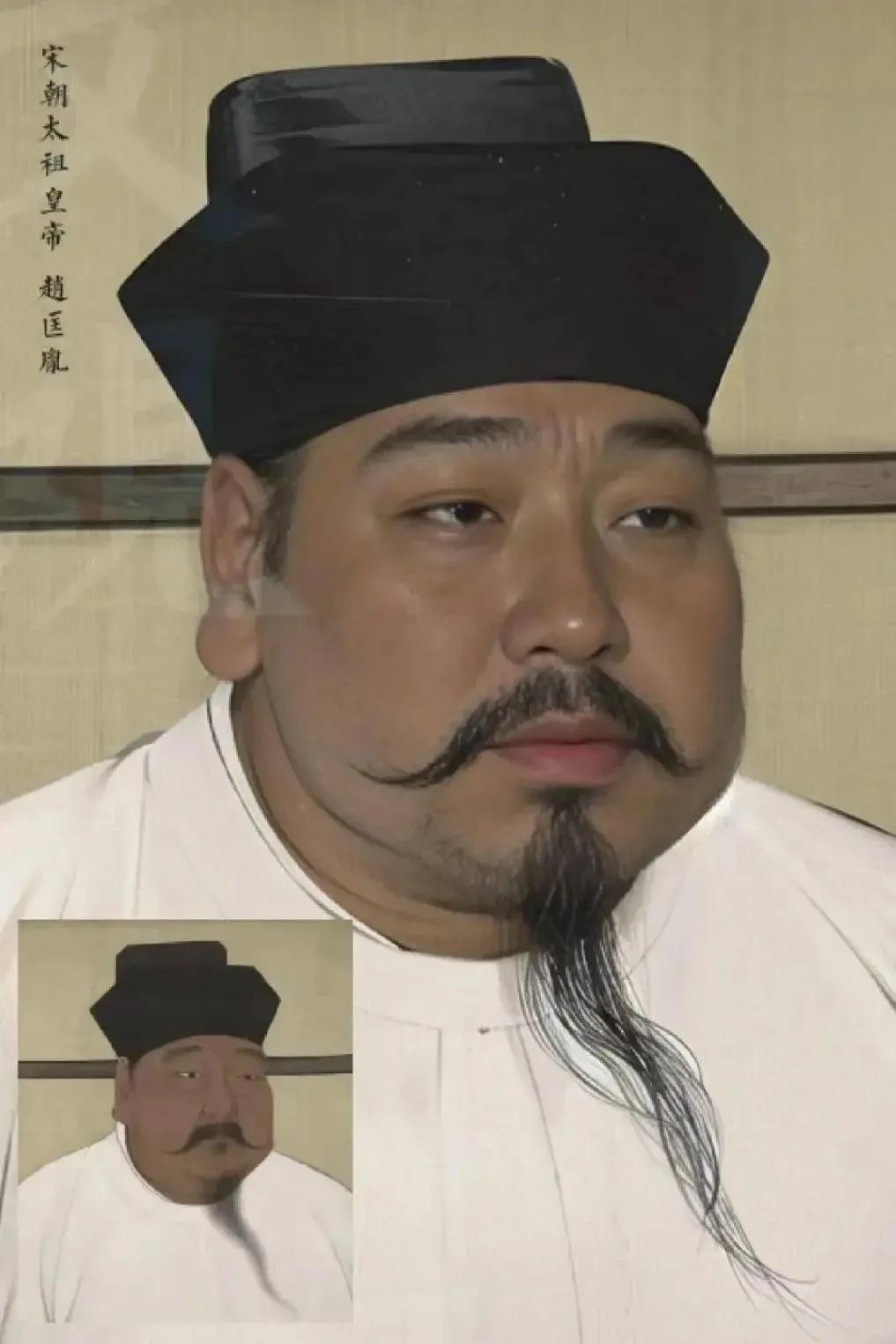 原来北宋九位皇帝个个都是福相。你看看还原后的北宋九位皇帝，面容端庄大气，气宇轩昂