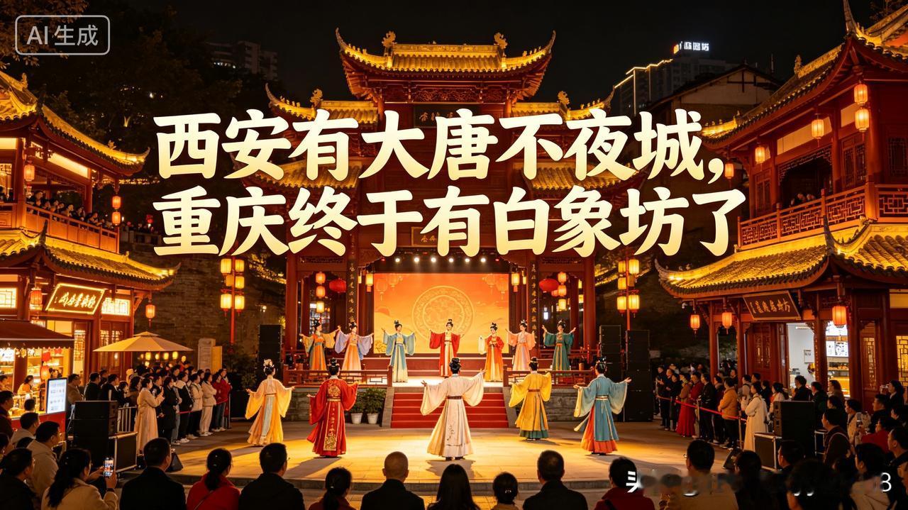 盼了这么久，重庆终于要迎来自己的“大唐不夜城”了！
 
之前去西安逛过大唐不夜城