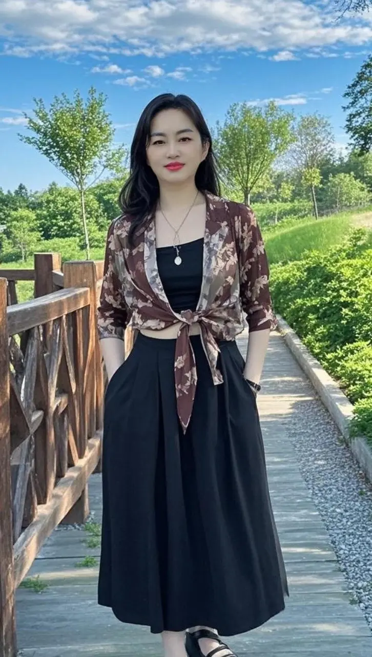 户外生活照  穿搭 穿出自信穿出美丽