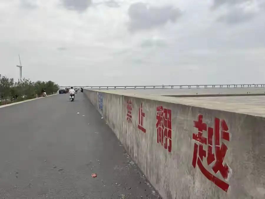 “5元一人，竟有人架梯子让人翻过江堤打卡！”——网红地背后的隐患，你知道吗？
“