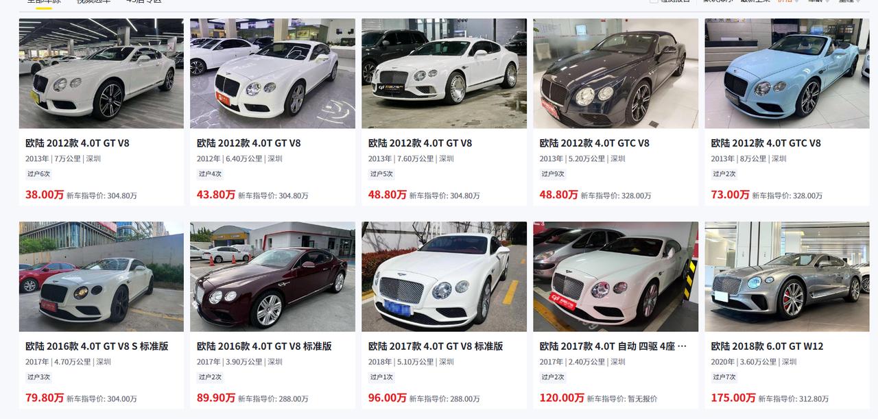 说实话，每次逛二手车市场，看到宾利欧陆，我都会多看两眼。这车属于那种——“我知道