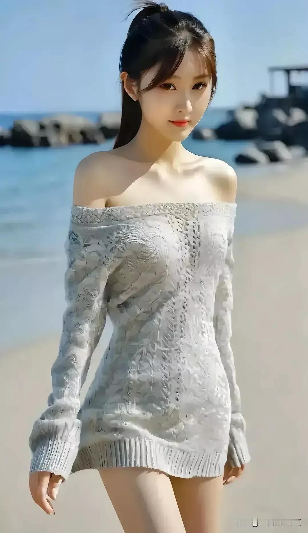 海边度假穿搭指南：蕾丝连衣裙与阳光的完美结合🌞👗🏖️