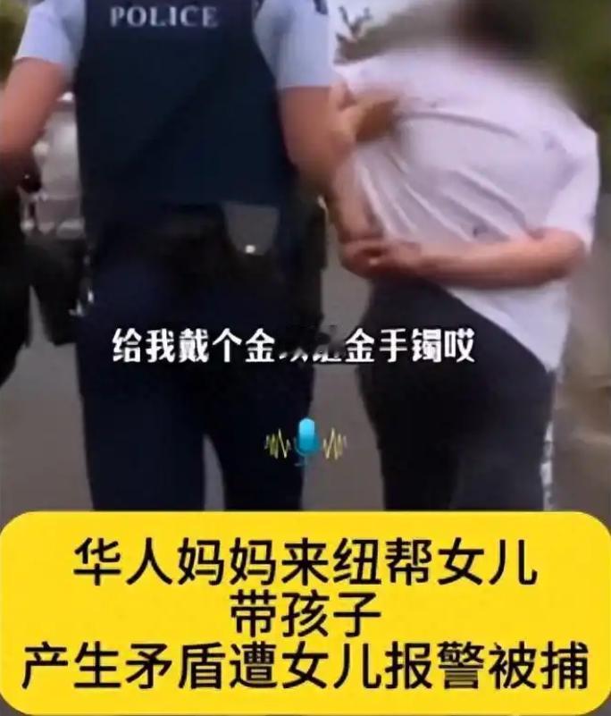 这女儿真是忘本！中国阿姨赴纽约帮忙照顾外孙，结果反被女儿报警抓了起来！

一位唐