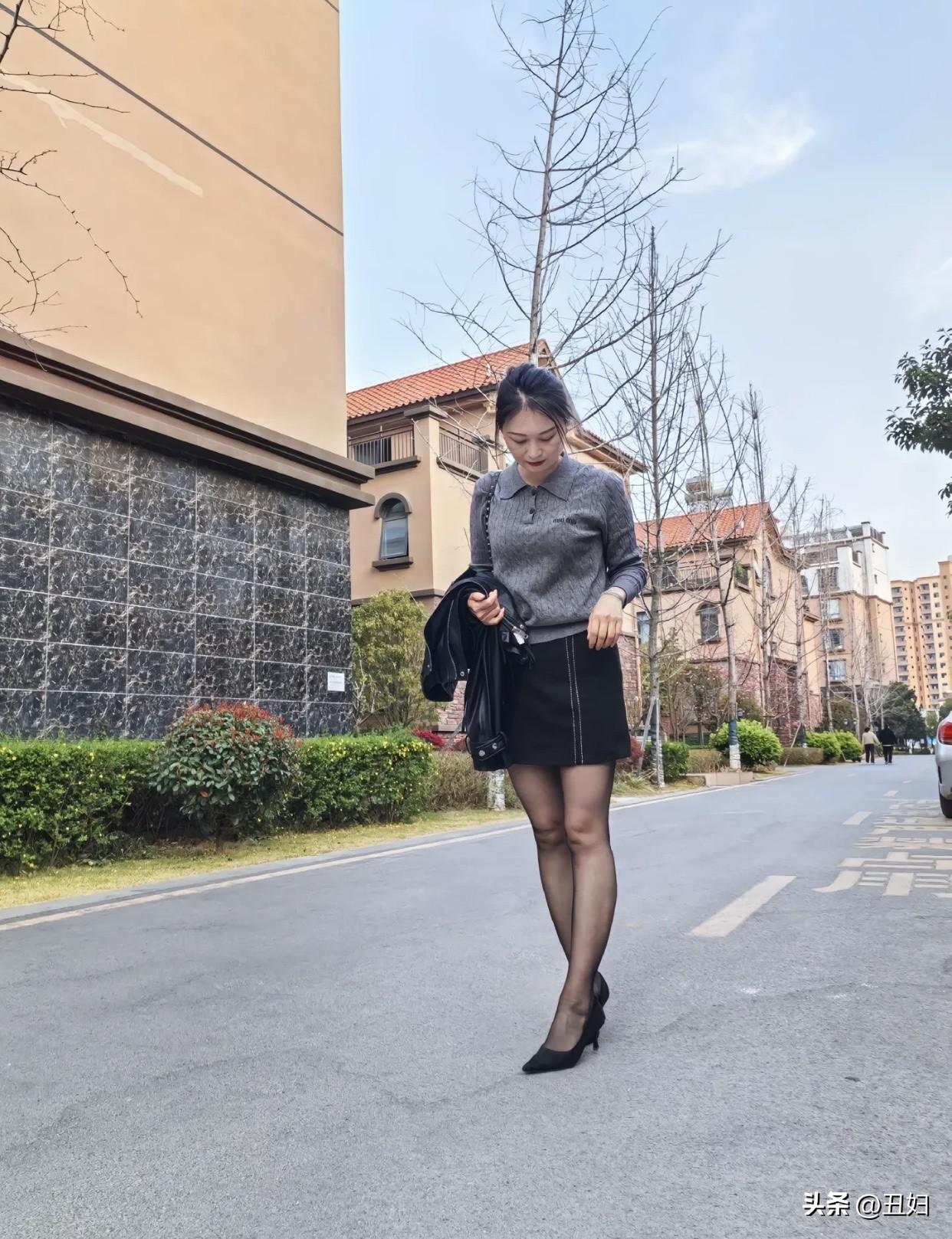 有气质的女人会给你平和感吗优雅都市女郎，时尚黑白穿搭，自信满满！👠💄👗