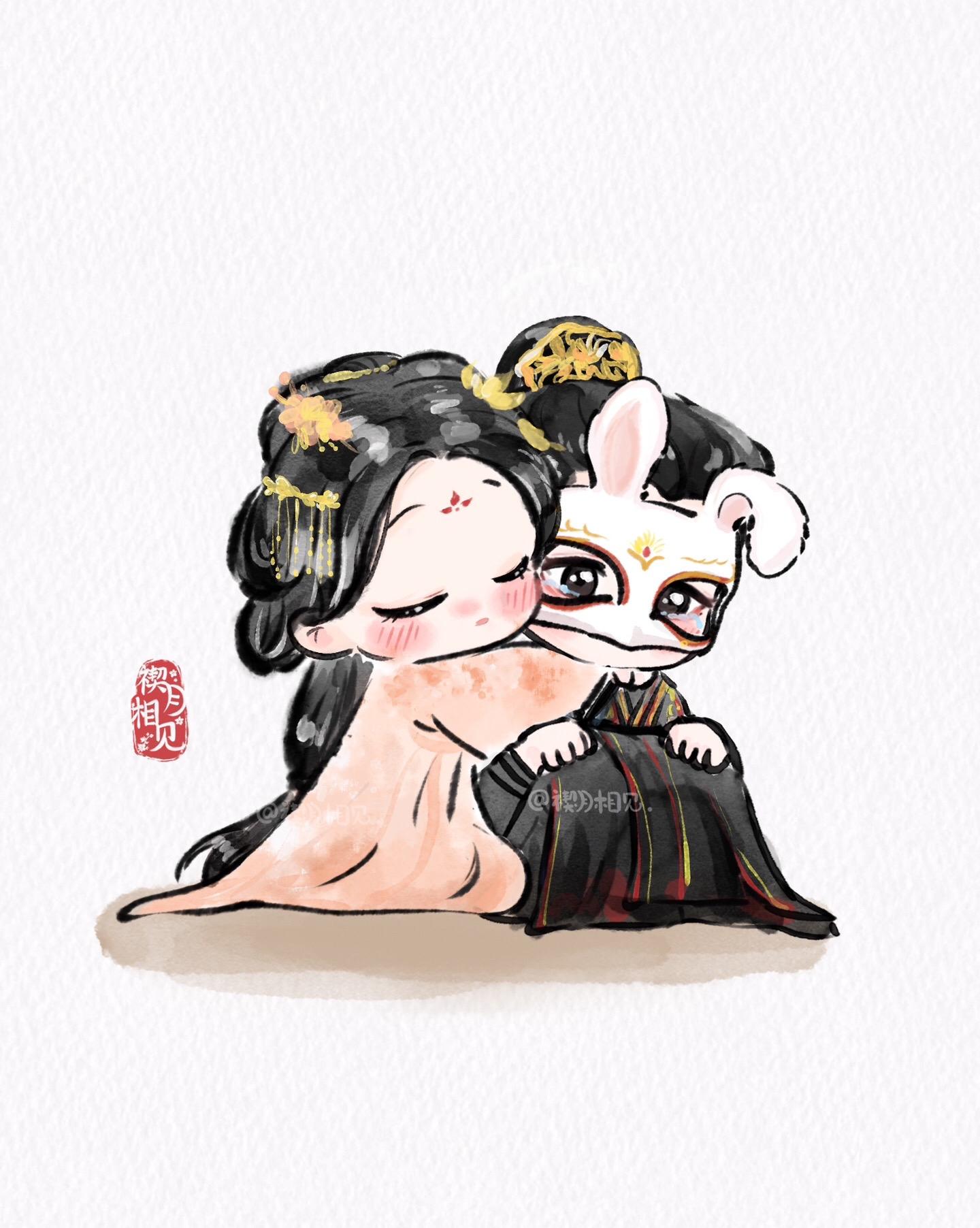 南珩真的要碎了…宋一梦能不能抱抱他[苦涩。最近看书卷一梦很上头，画一个...