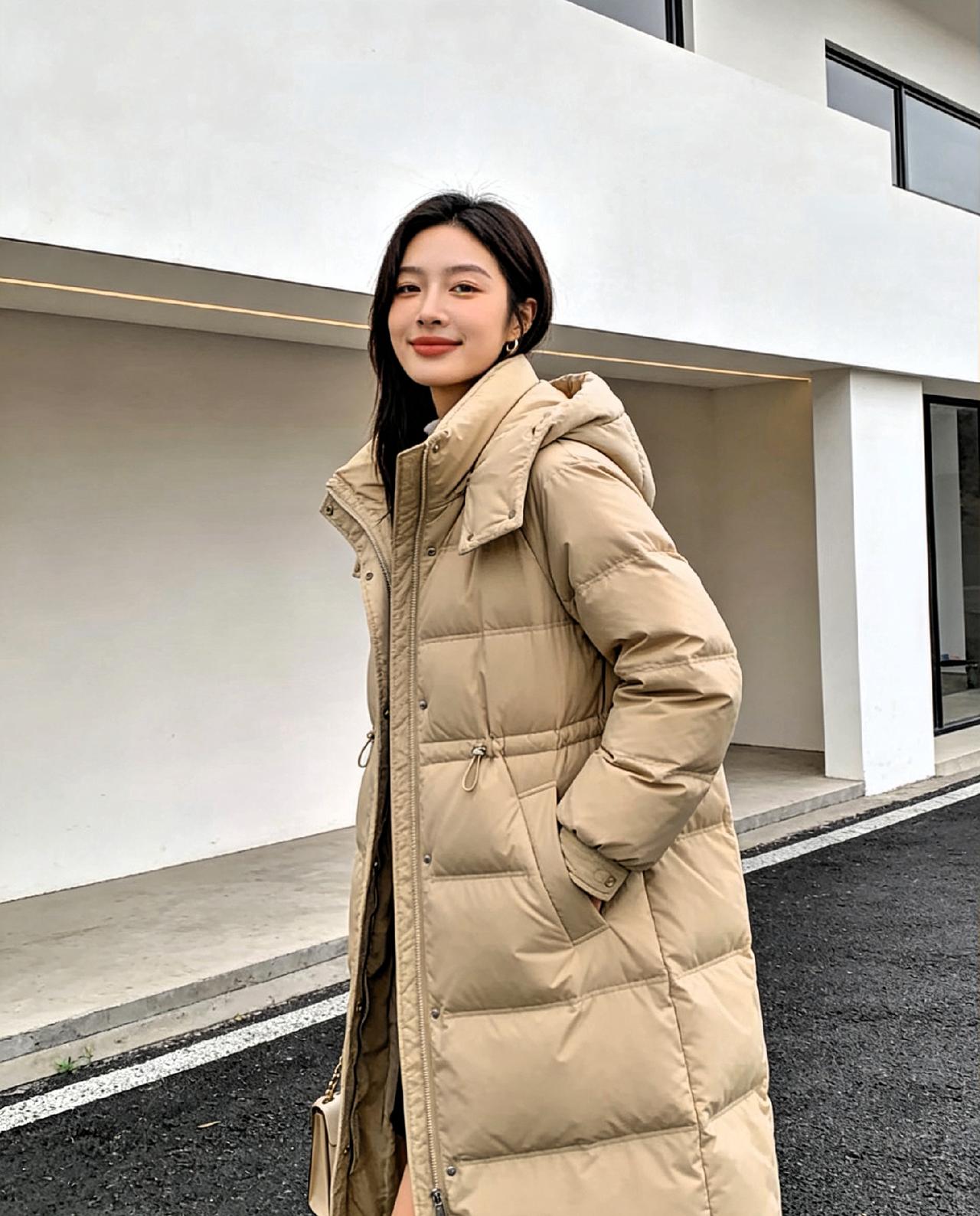 给所有女性提个醒，
冬天买羽绒服，
坚决不要买的羽绒服是
——浅卡其余/米色羽绒