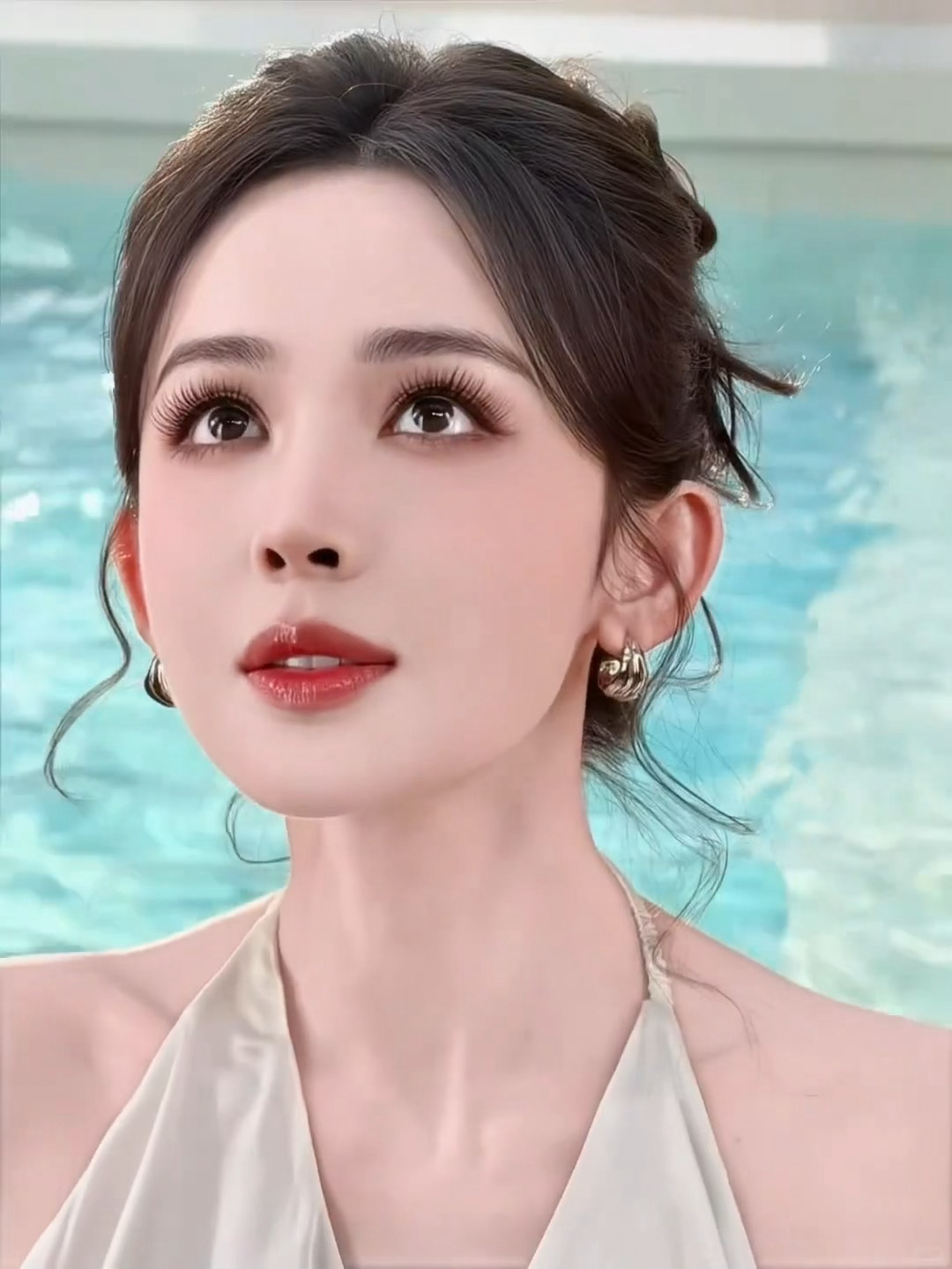 娜扎这张脸代言美妆真的太有说服力了，浓颜芭比🥰 