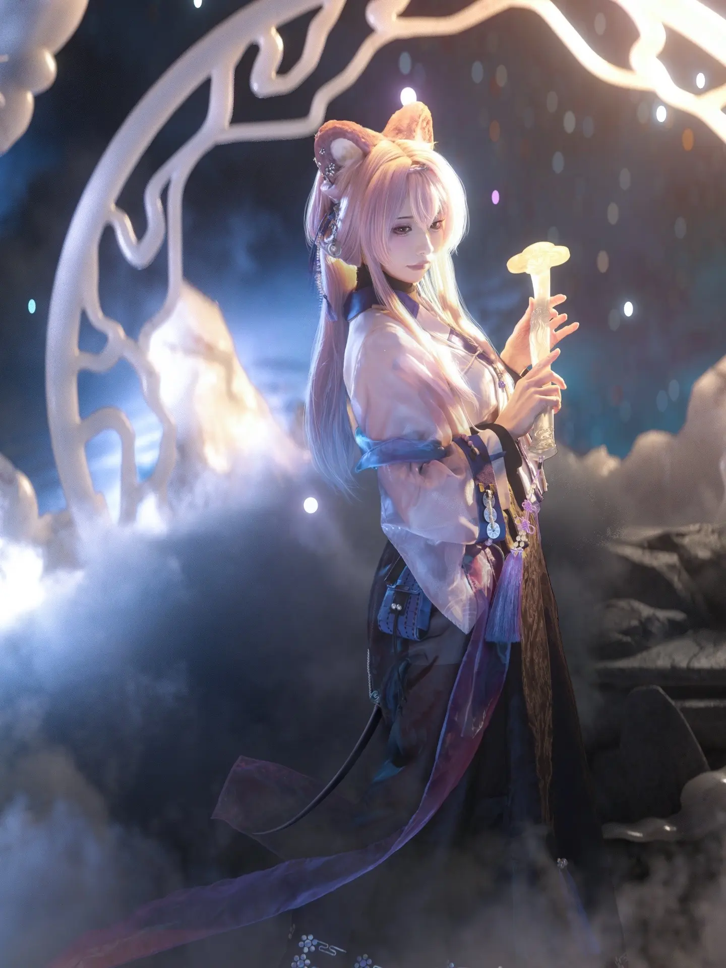 瑶台琼花知我意，未阑珊。//列瑶台 - 林 COSPLAY 
