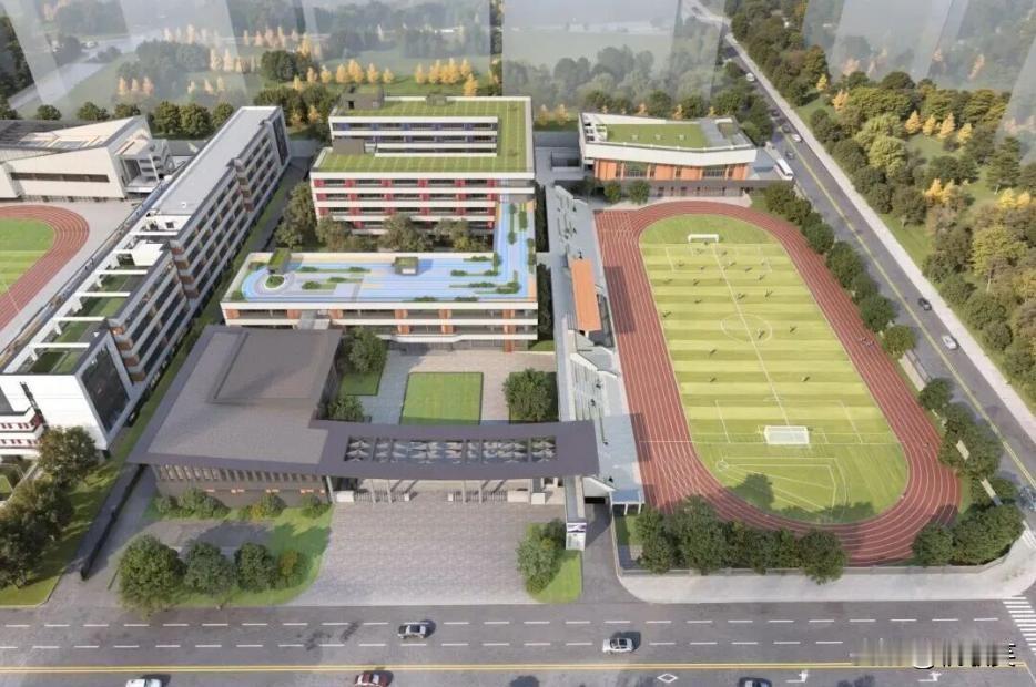 最新！西安这所“交大系”在建中学进度条刷新，可提供1800个学位：主体已封顶，二