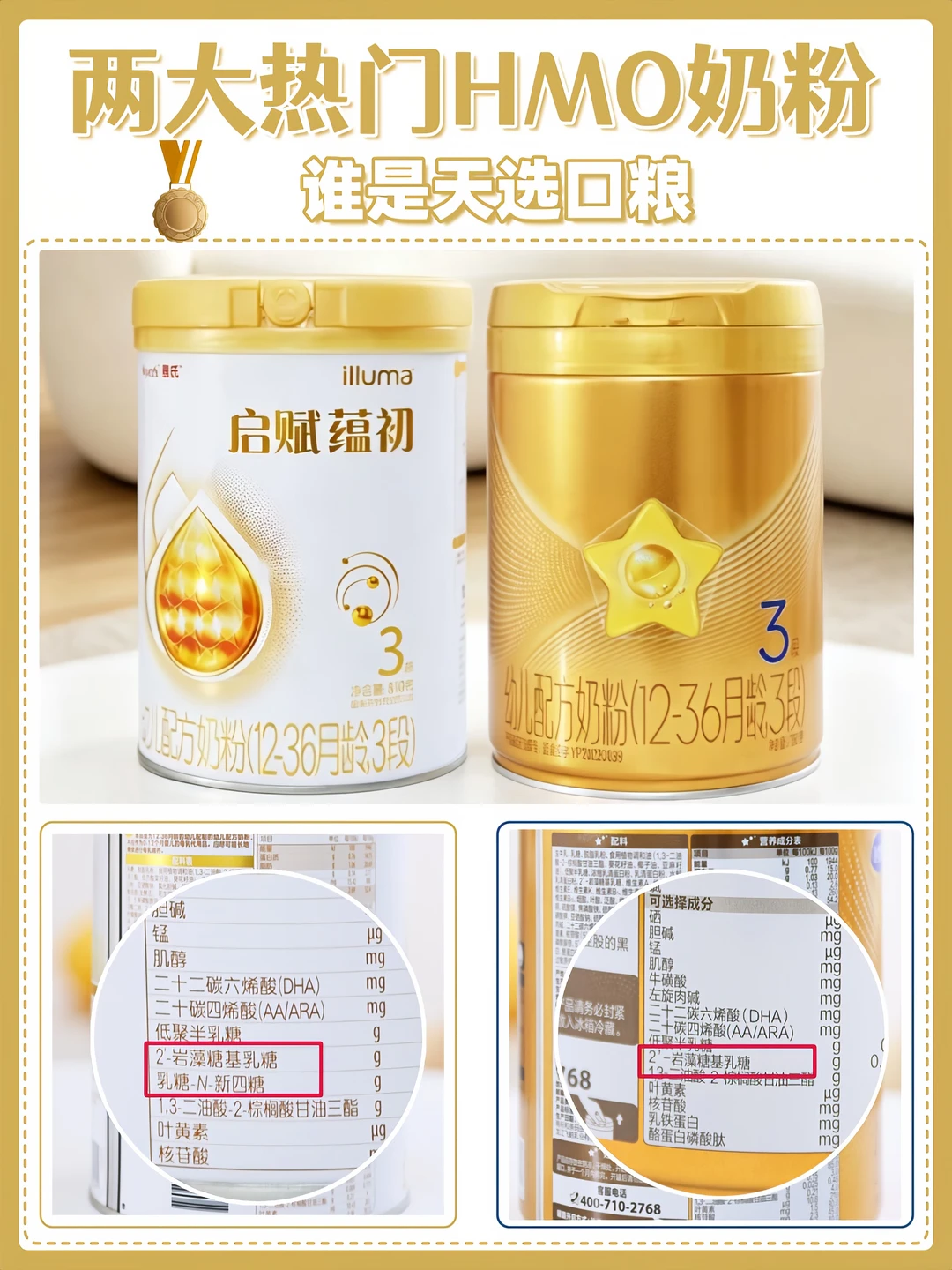 不是所有HMO奶粉都一样！两款热门深度对比