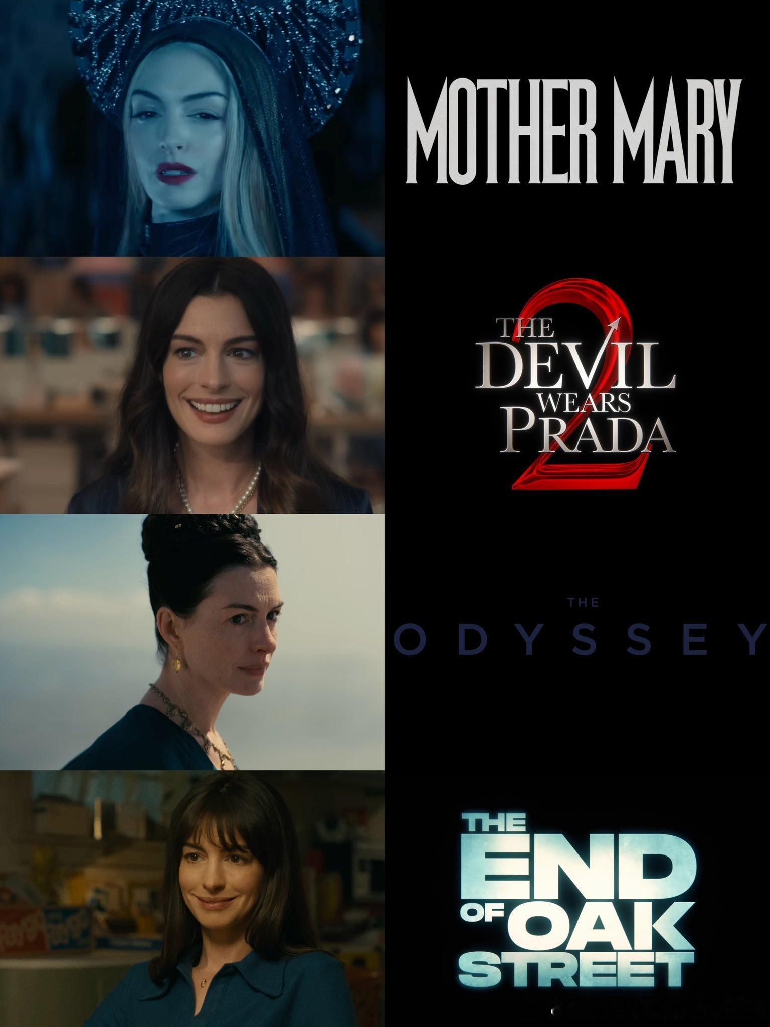 AnneHathaway 安妮·海瑟薇在2026年的全球票房已突破20亿美元。 