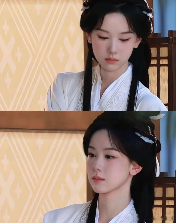 陈都灵这妆造绝了！小脸白白嫩嫩，美得让人移不开眼，这般容颜太惊艳，爱了爱了😍 