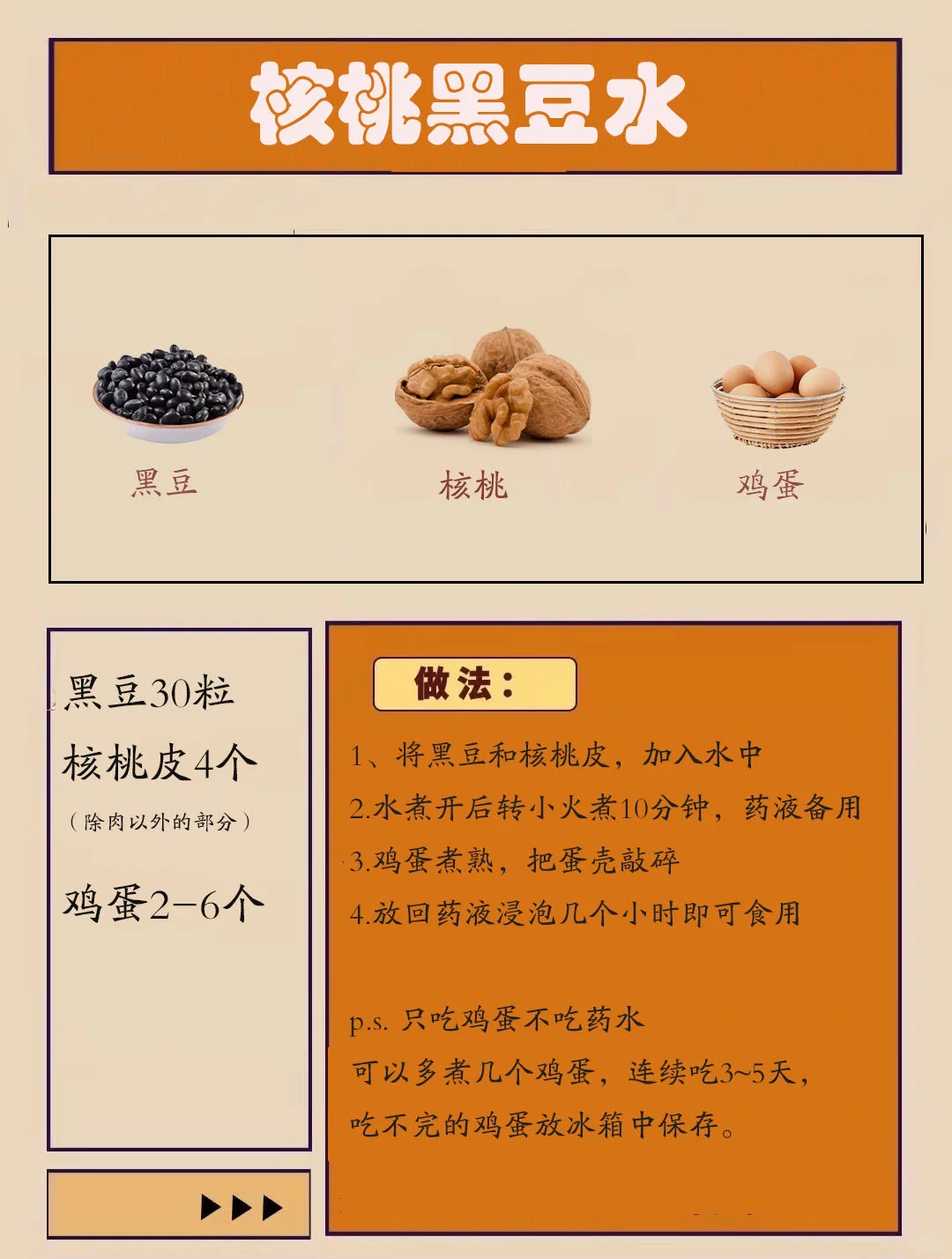 立夏，喝核桃黑豆水