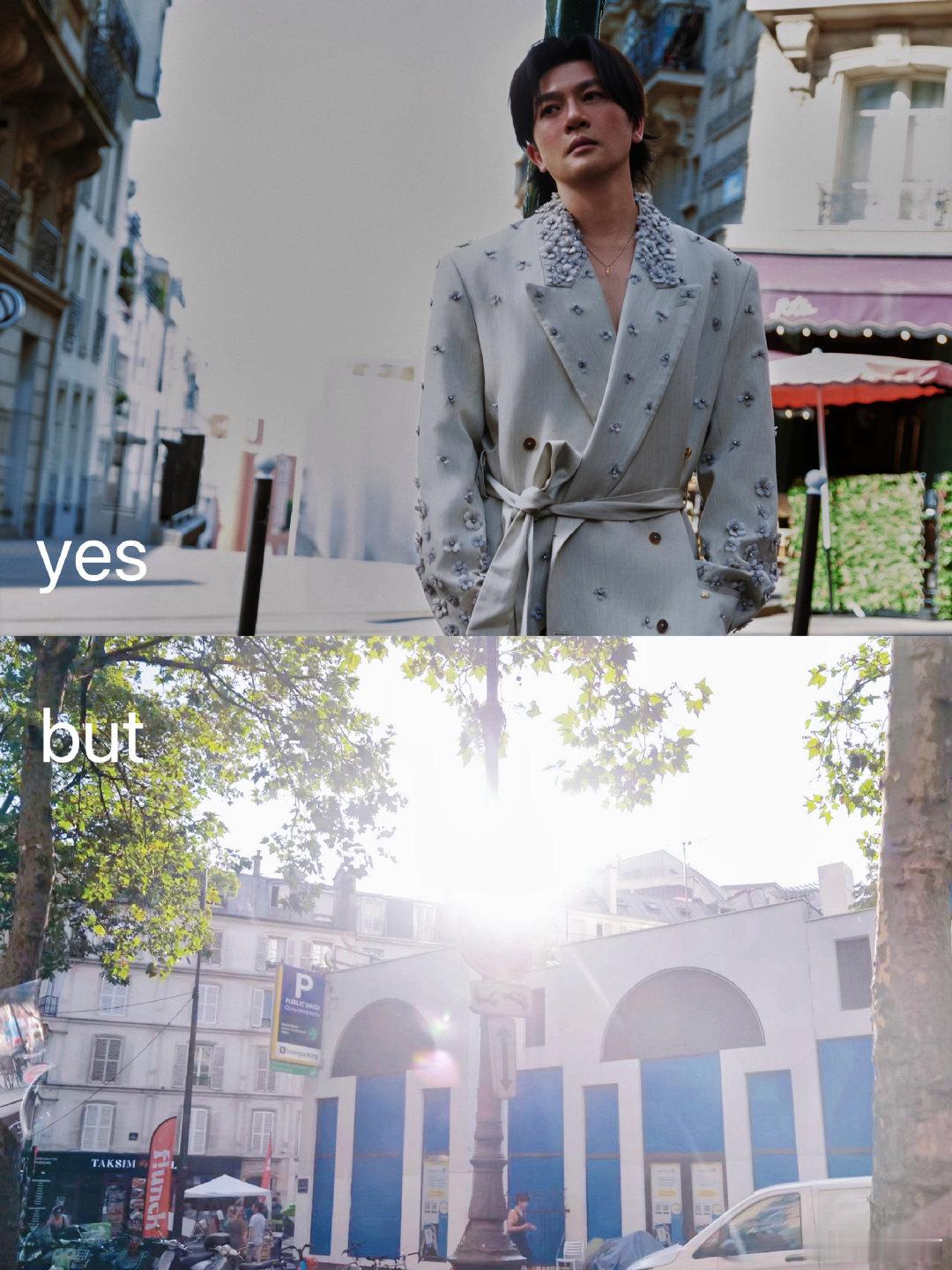 苏有朋也是体验了一把yesbut 苏有朋出片背后的yesbut 巴黎光影之下演绎