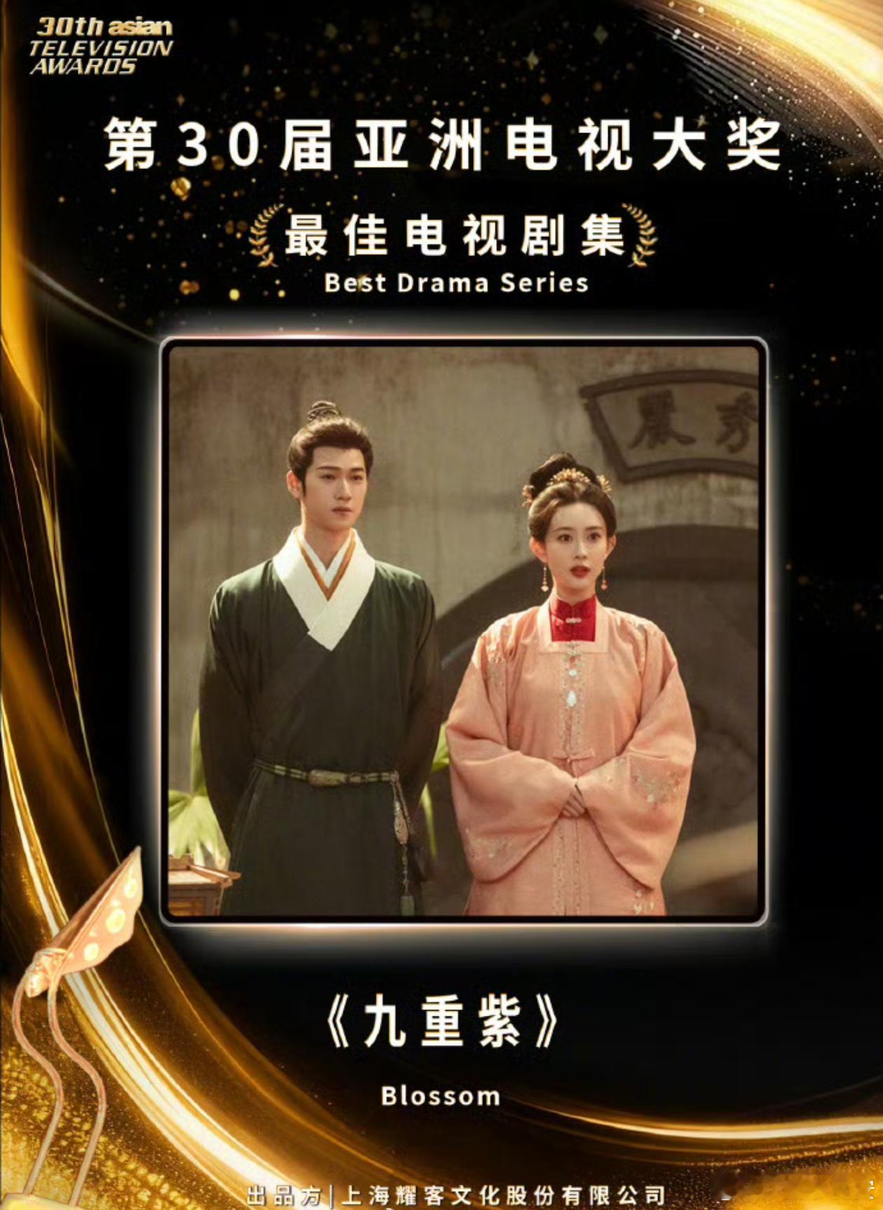 九重紫亚洲电视大奖最佳剧集 小九 我没看错你 