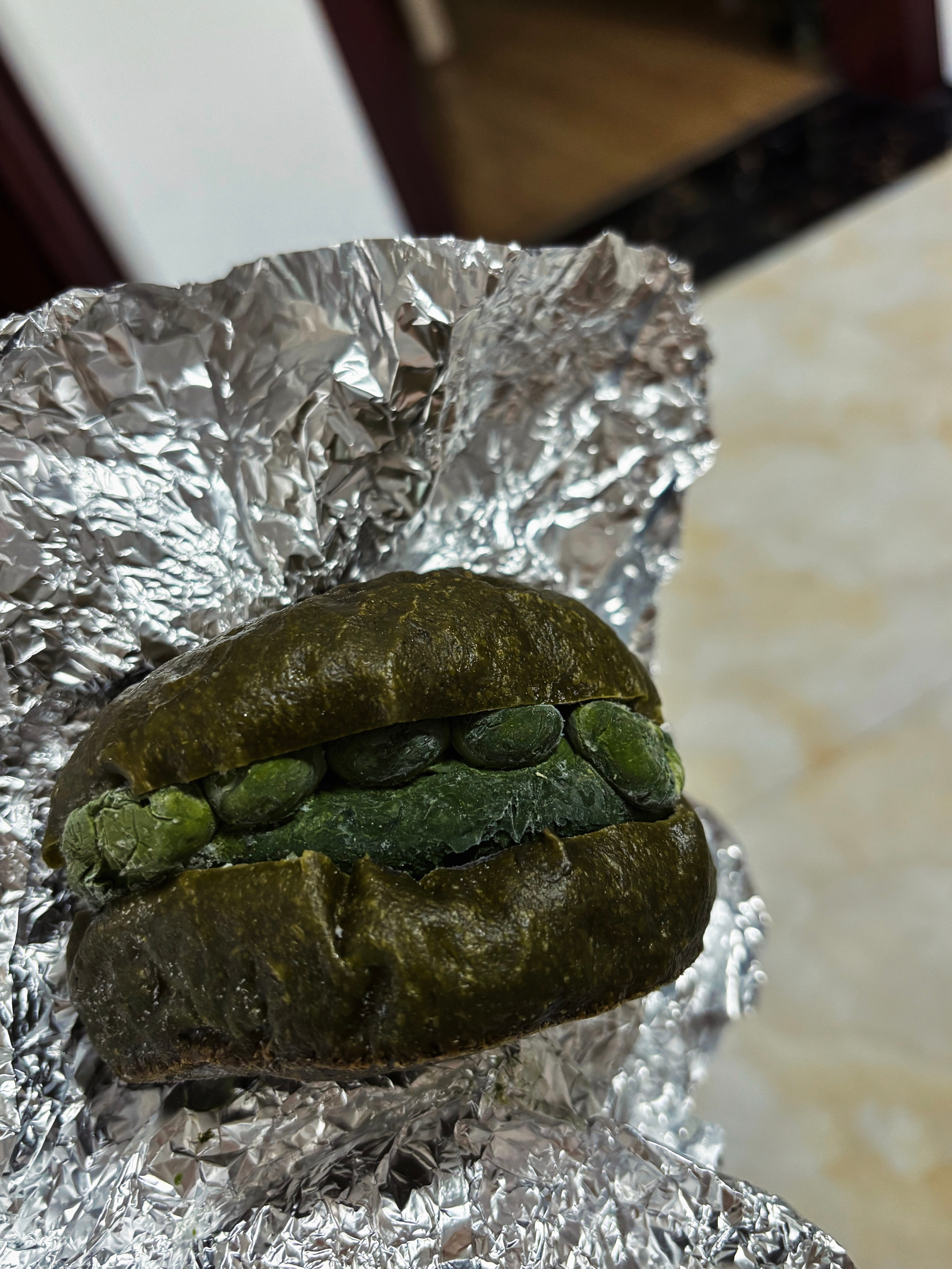 这个三重抹茶米碱堡也超好吃[爱慕] ​​​