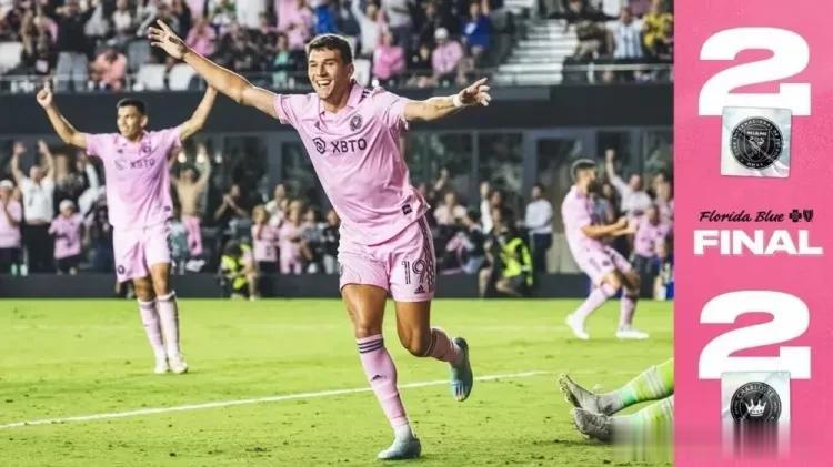 美职联，迈阿密国际2-2夏洛特FC，梅西缺阵，不得不得承认的2大事实

1.梅西