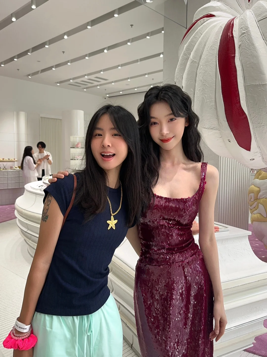 两位摩羯湘女又贴贴了🧚🏻‍♀️🥳