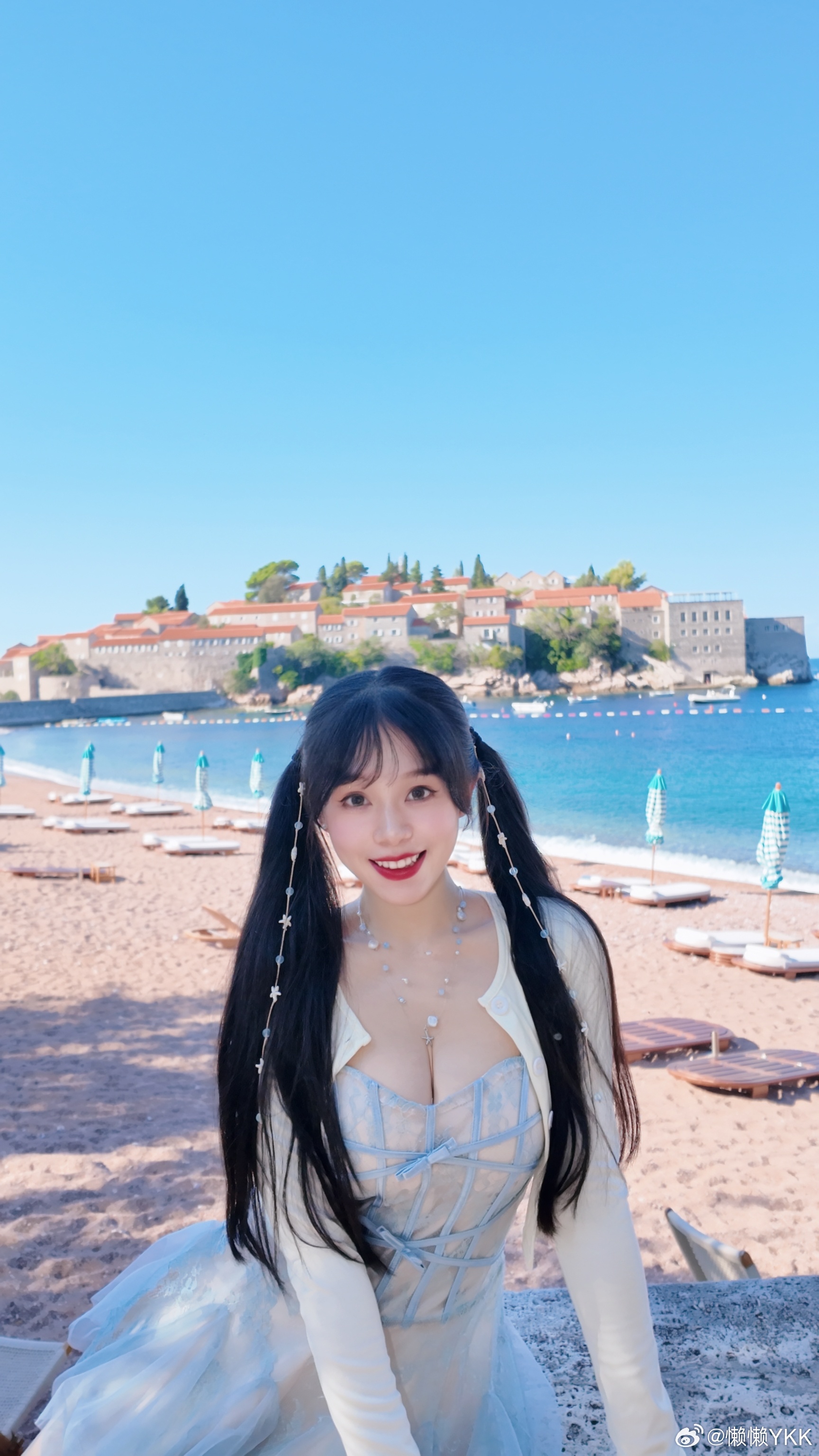 地中海蓝时刻💙圣斯特凡岛✨亲眼见到明信片里的小岛  ​​​