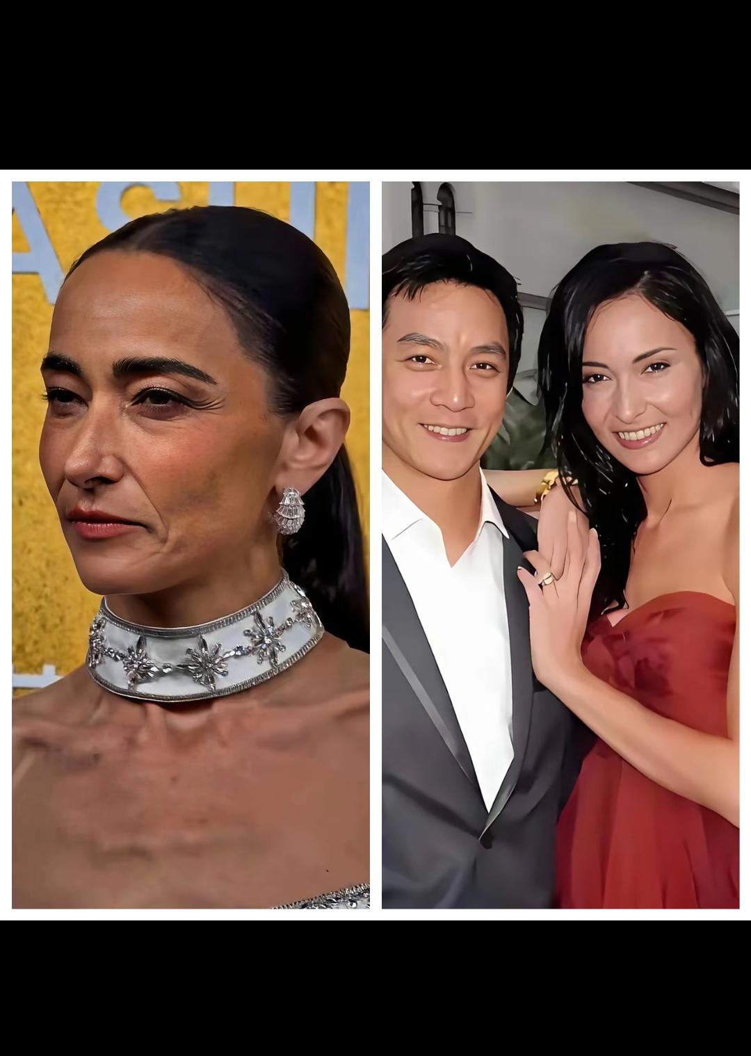 看上去就是感觉太瘦了，而且年龄稍微大点的人还是胖点好看的，要不然胶原蛋白全部都流