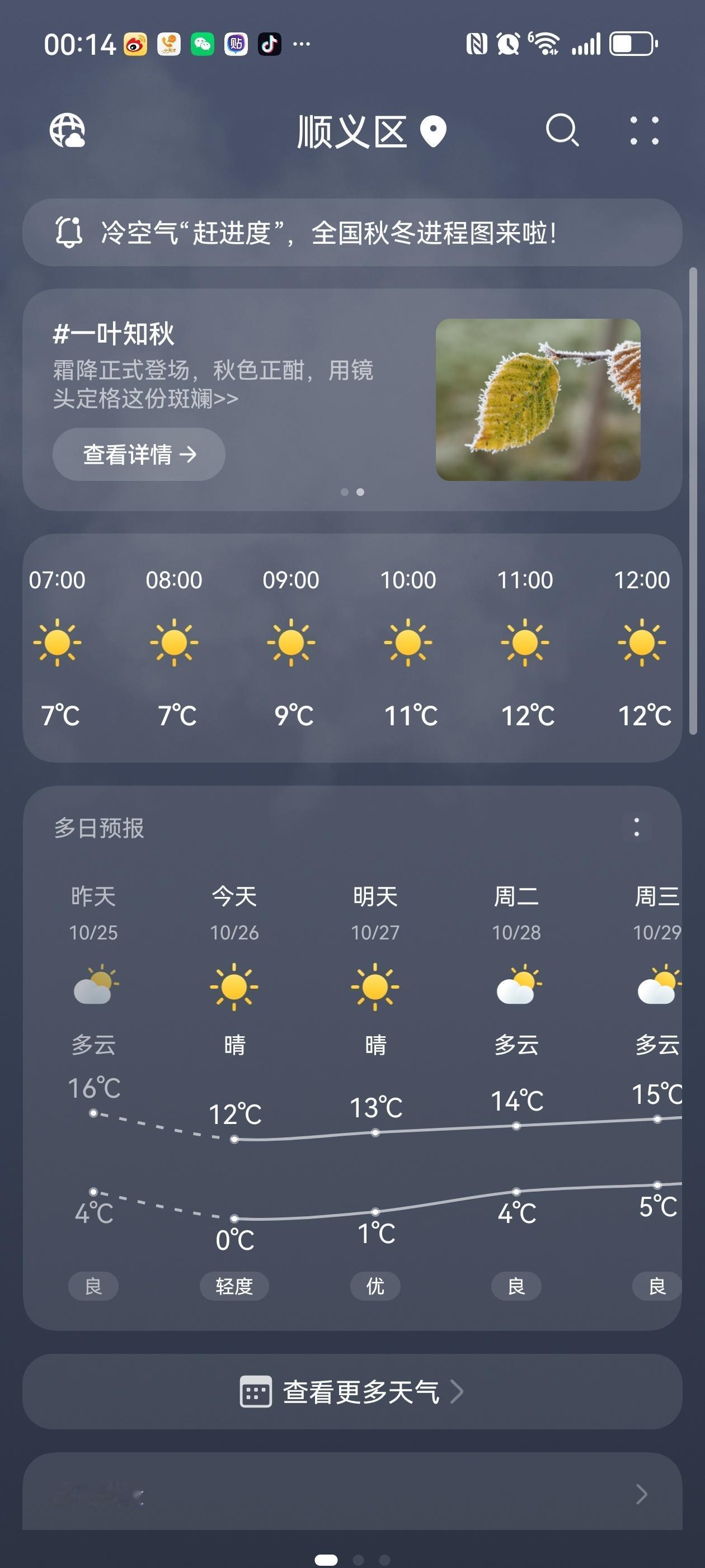 生活手记今天要零度了，好冷，被窝里脚都是凉的