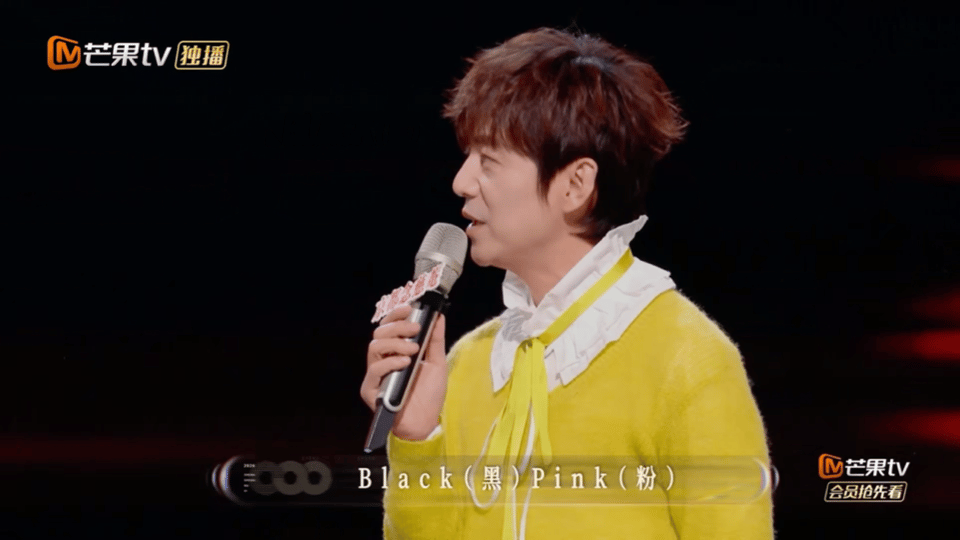 声生不息这期有BLACK和PINK 谁看这期声生不息不笑，四位嘉宾黑白配，被何老