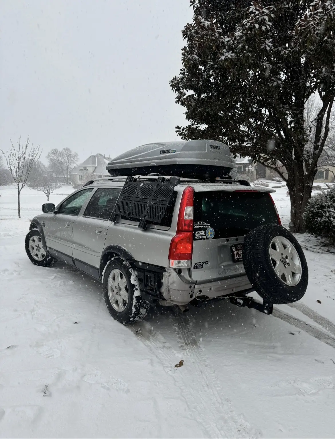 沃尔沃xc 70🚗。奥迪有草原狼，沃尔沃有雪地狼