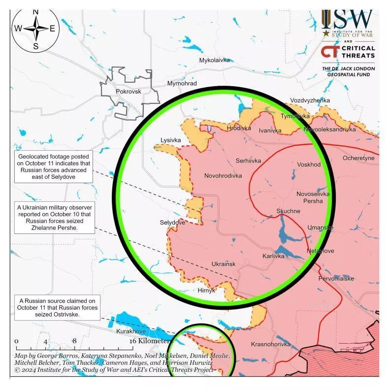 乌军收复波克罗夫斯克部分阵地

据美国智库战争研究所（ISW）报道，乌克兰军队最
