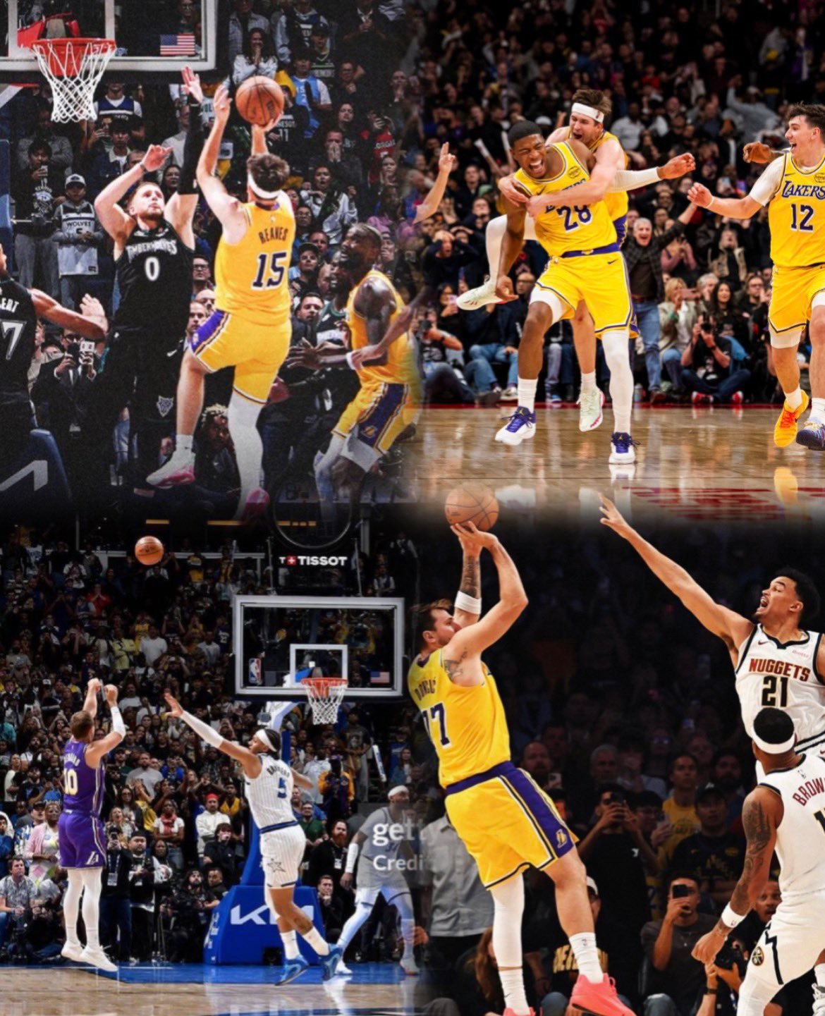 湖人本赛季有4首发出战低于65场，仍取得了50胜nba