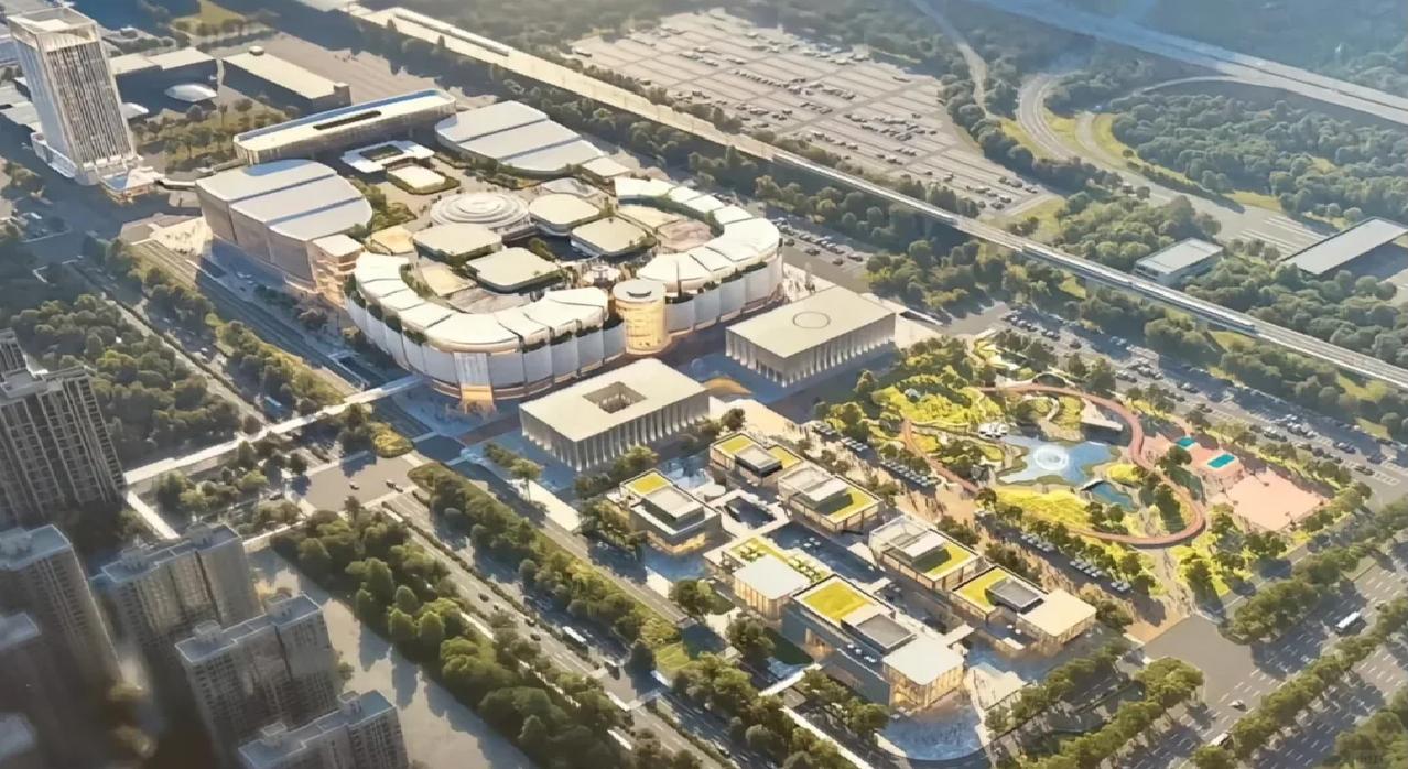 胖东来梦之城规划调整公示！
与之前的效果图对比，在南组团开放式街区调整为文化中心