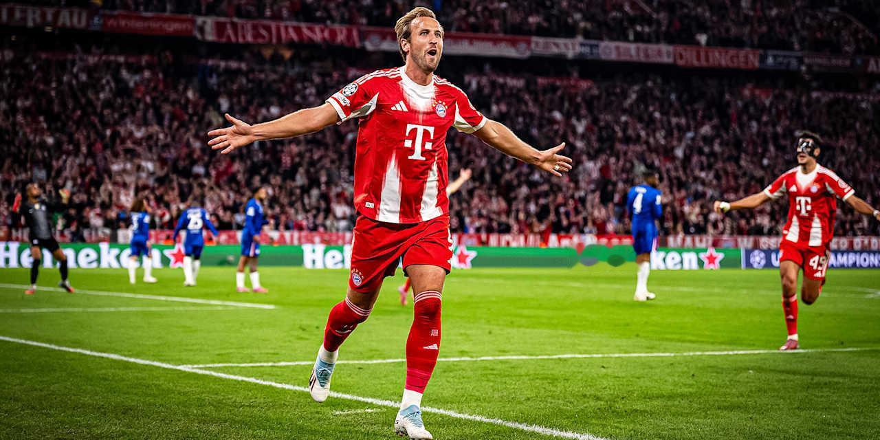 哈里·凯恩在拜仁的30场欧冠比赛中打进了24球——自从凯恩加入拜仁以来，只有姆巴