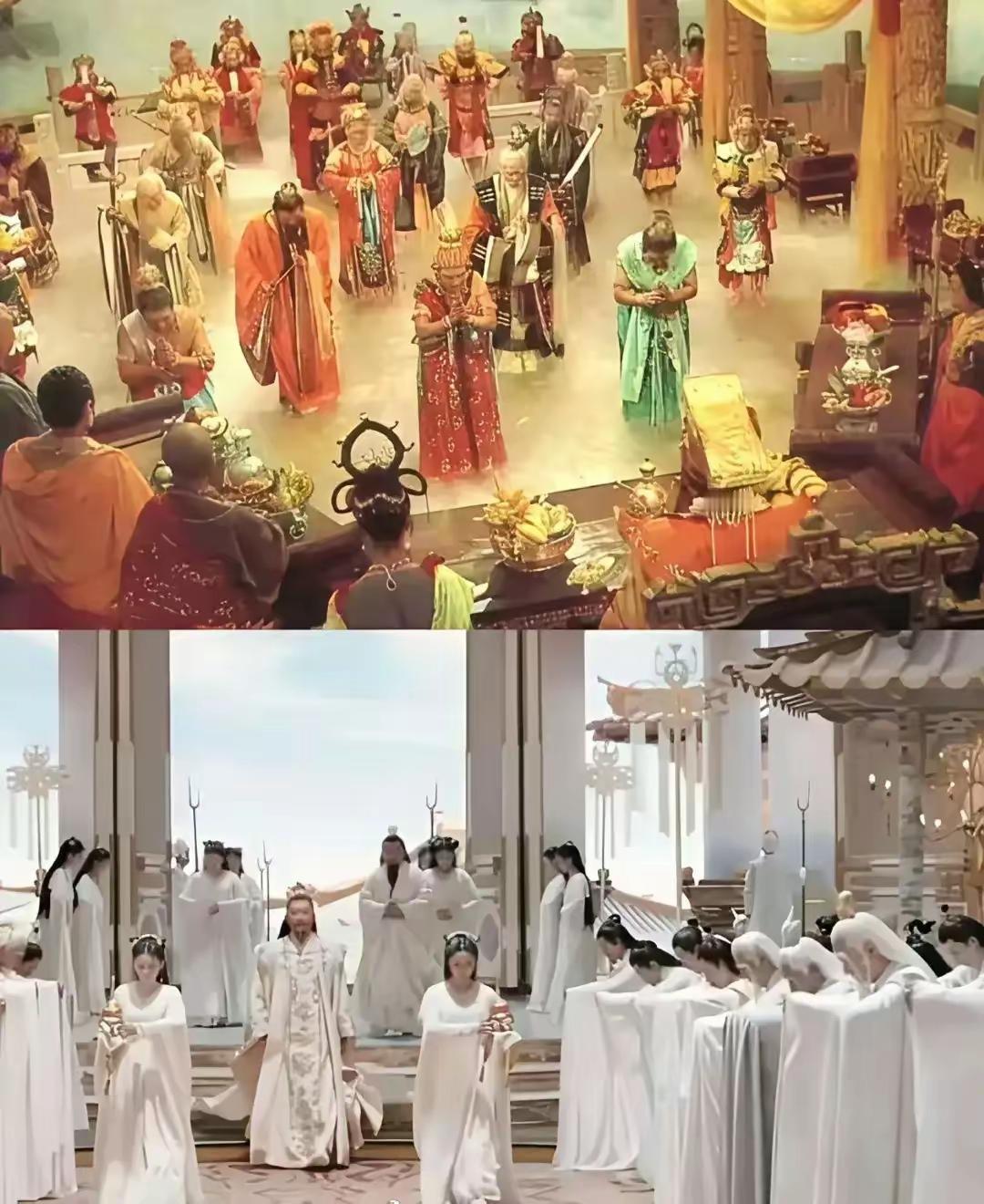 以前是真神仙，而现在是真妖邪！
以前的神仙个个仙风道骨，仙气十足；而现在的“神仙