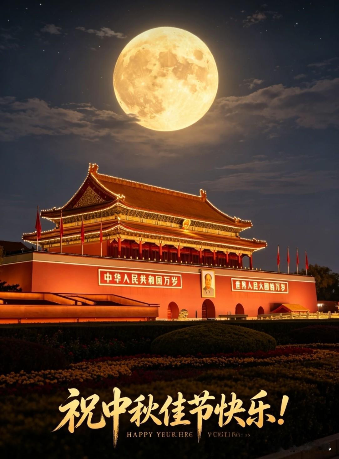 《中秋思念》
 
月满中秋，又逢中秋。
身在京华，奔走四方，
世事匆匆，各为生活