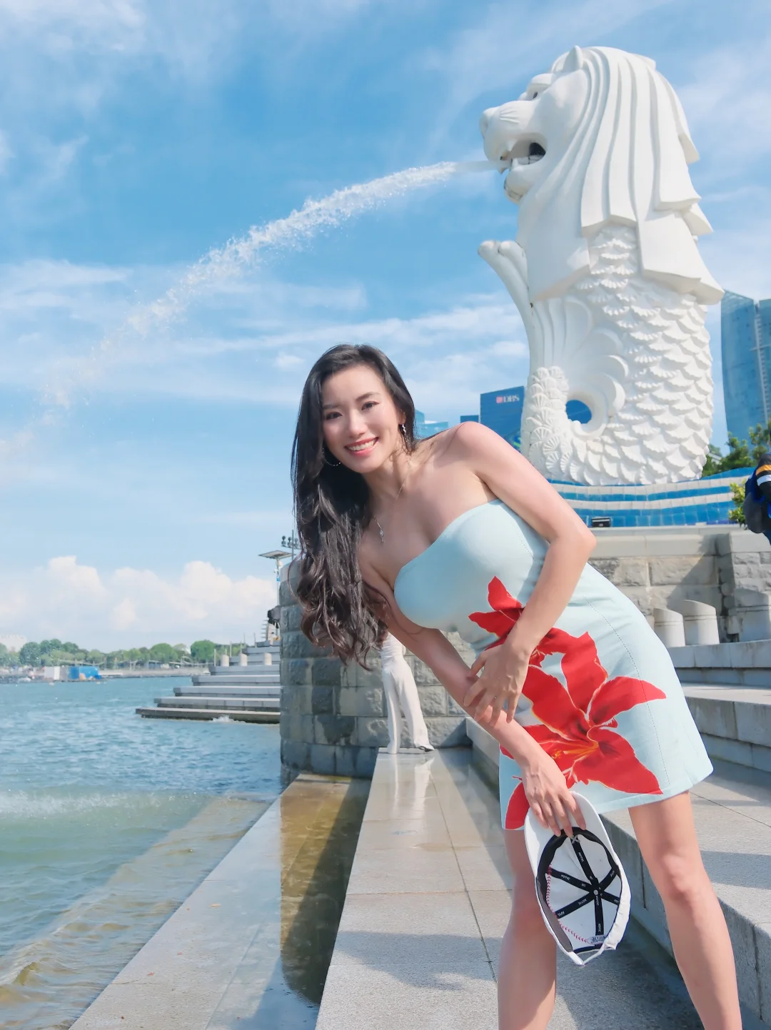 来接发财水啦🇸🇬新加坡鱼尾狮！假期快乐～