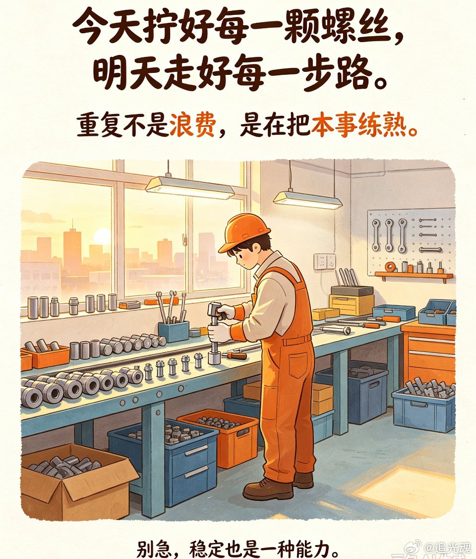 一钉一铆守本心，日复一日皆精进[努力] ​​​