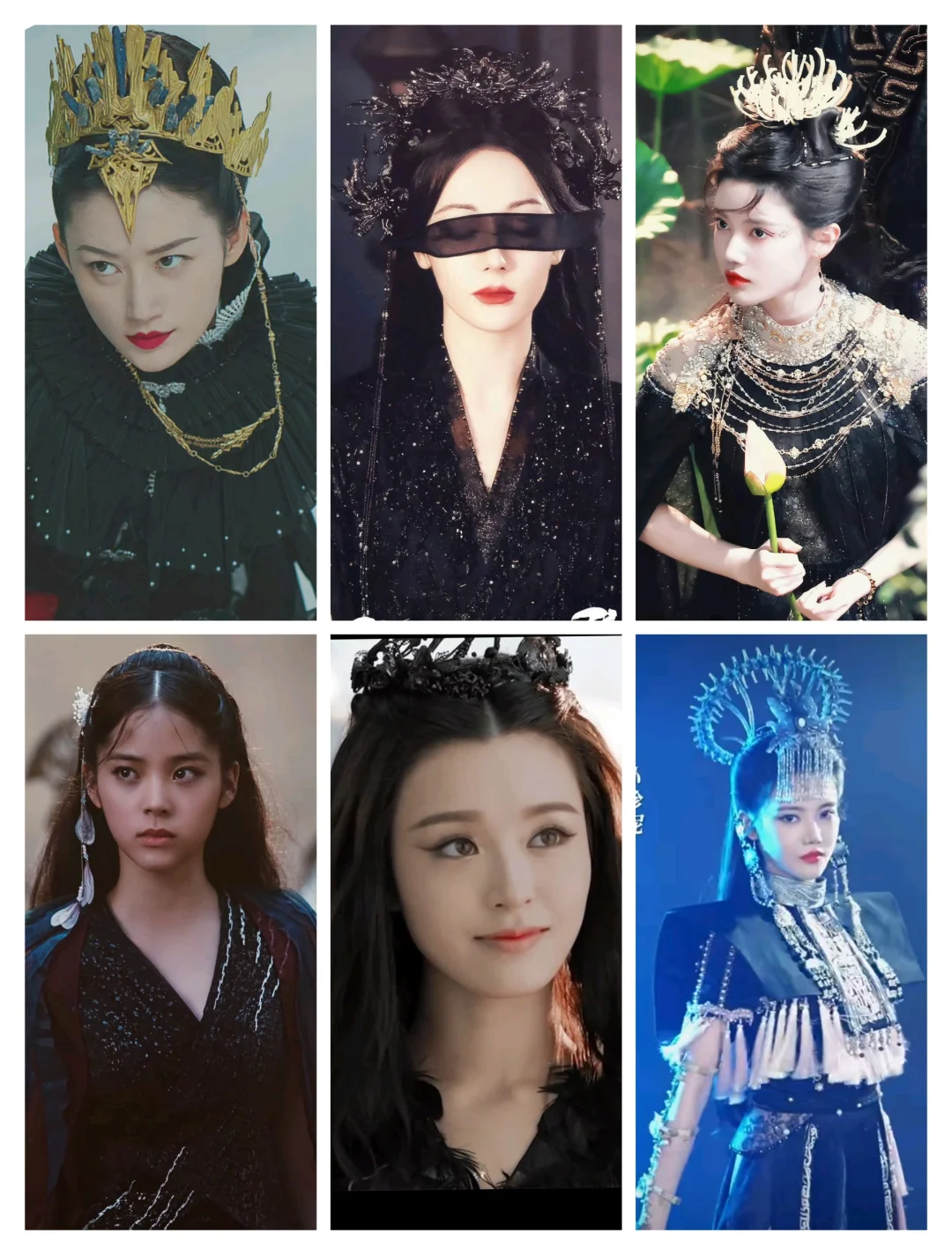 西幻元素的黑衣造型
