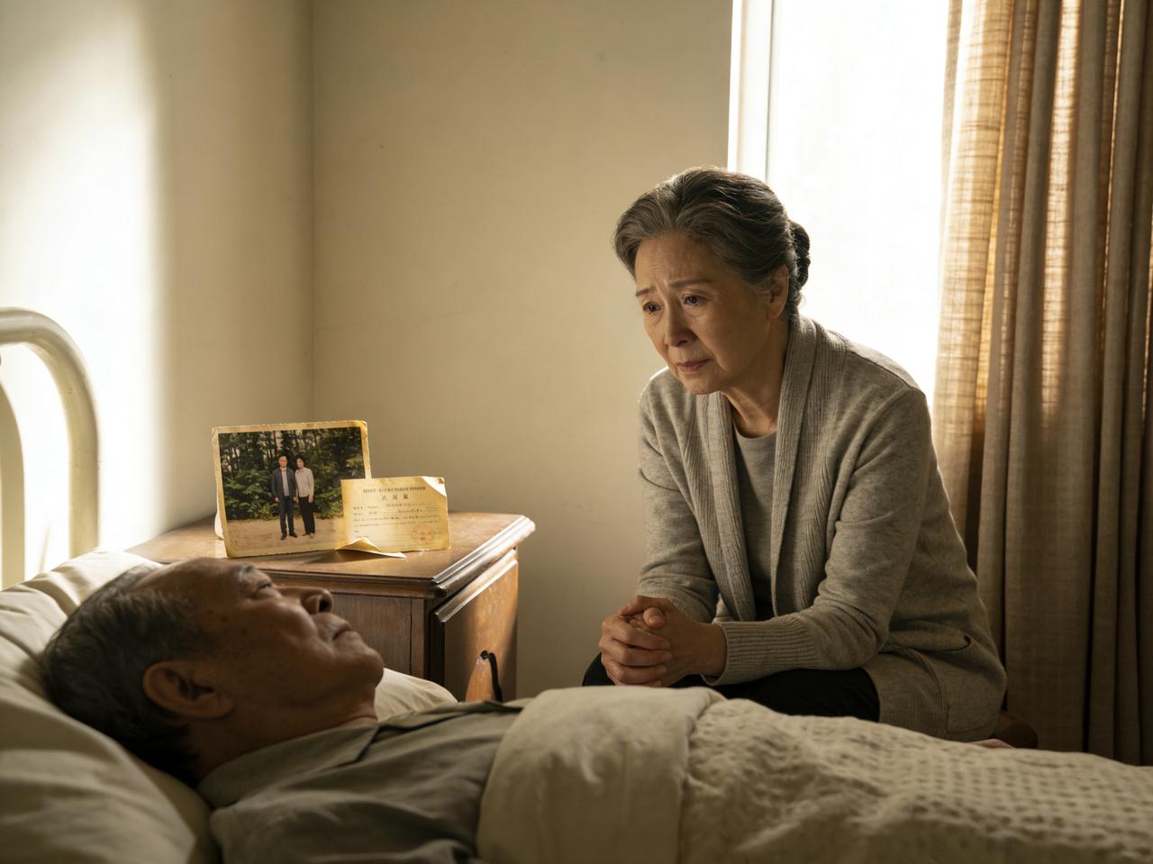 伺候瘫痪老伴10年，他偷偷转82万给白月光，35年秘密曝光我哭了😭
 
我叫张