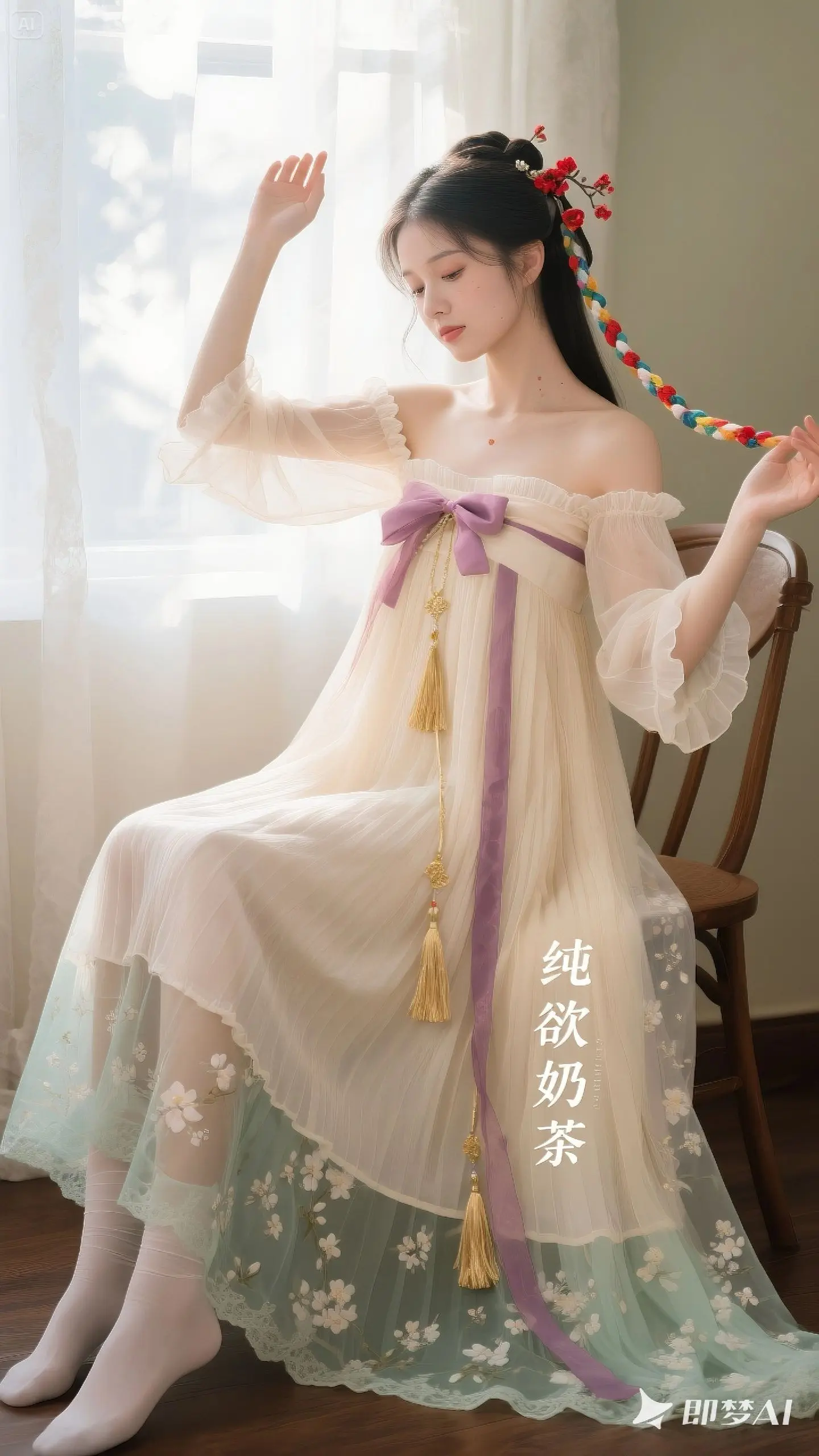 她应该有个属于自己花名，那就叫青莲怎么样？因为