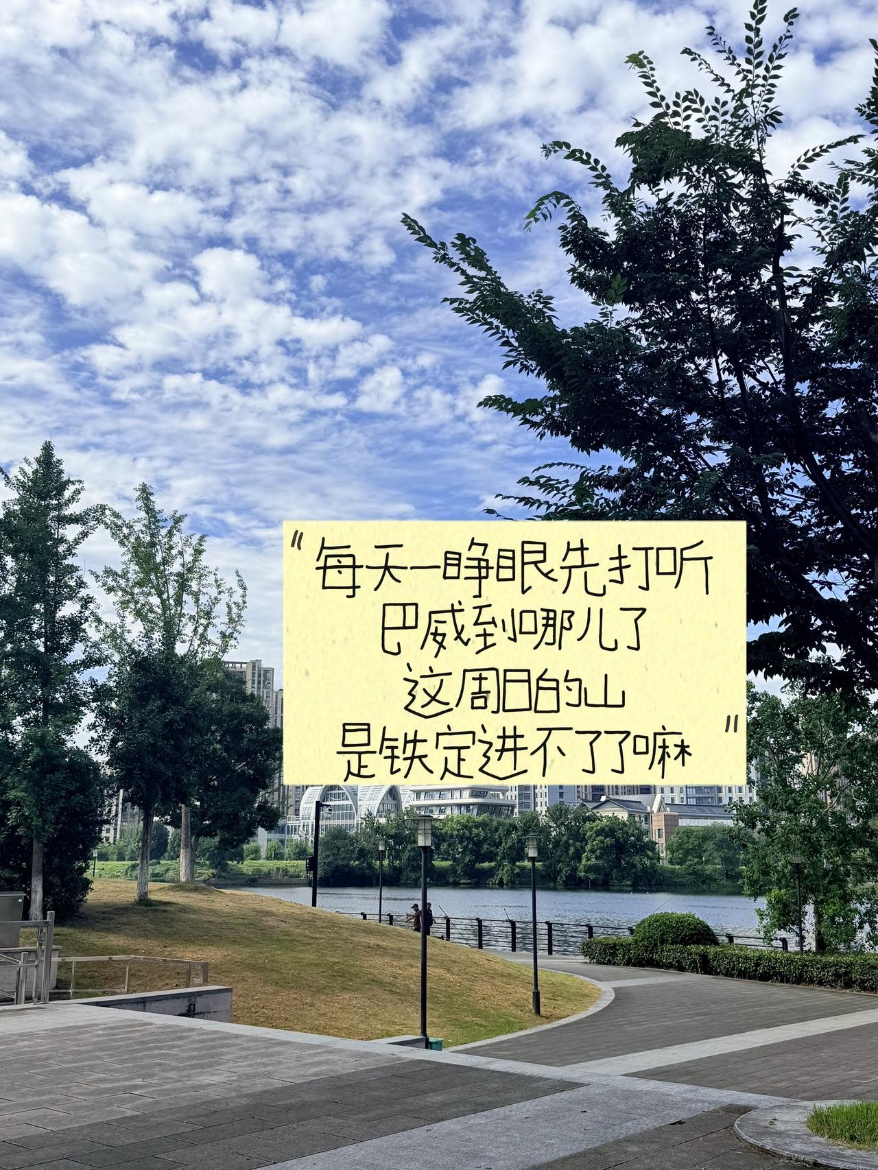 巴威登陆 户外 今日份的好天气 杭州 台风