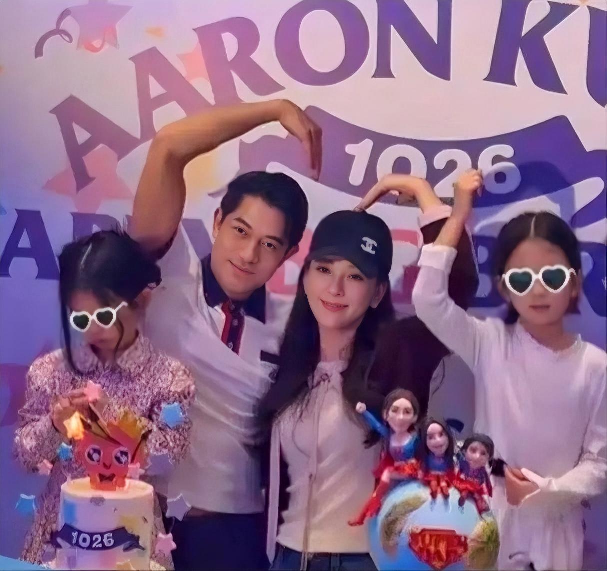 38岁方媛生完三胎后首次露面为丈夫庆生
10月26号，方媛生完三胎后第一次露面，