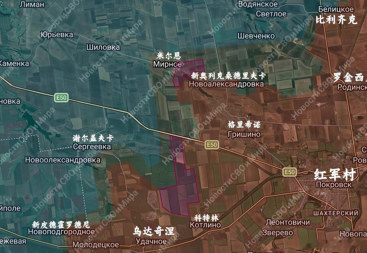 无人关注的红军村，俄军正在扩大控制范围来源：Новости СВО и Мира
