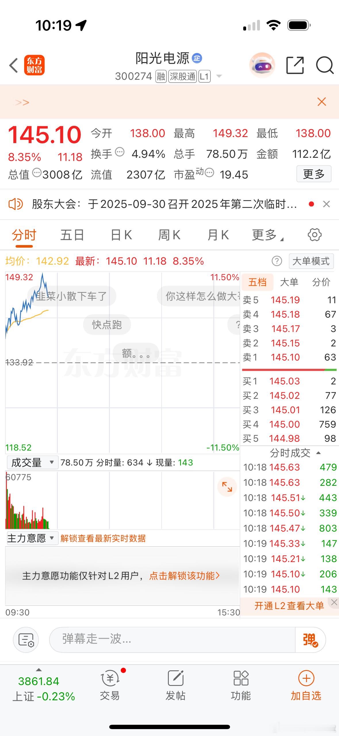 $阳光电源 sz300274$ 下一个胜宏科技就是你，加油[不愧是你] ​​​