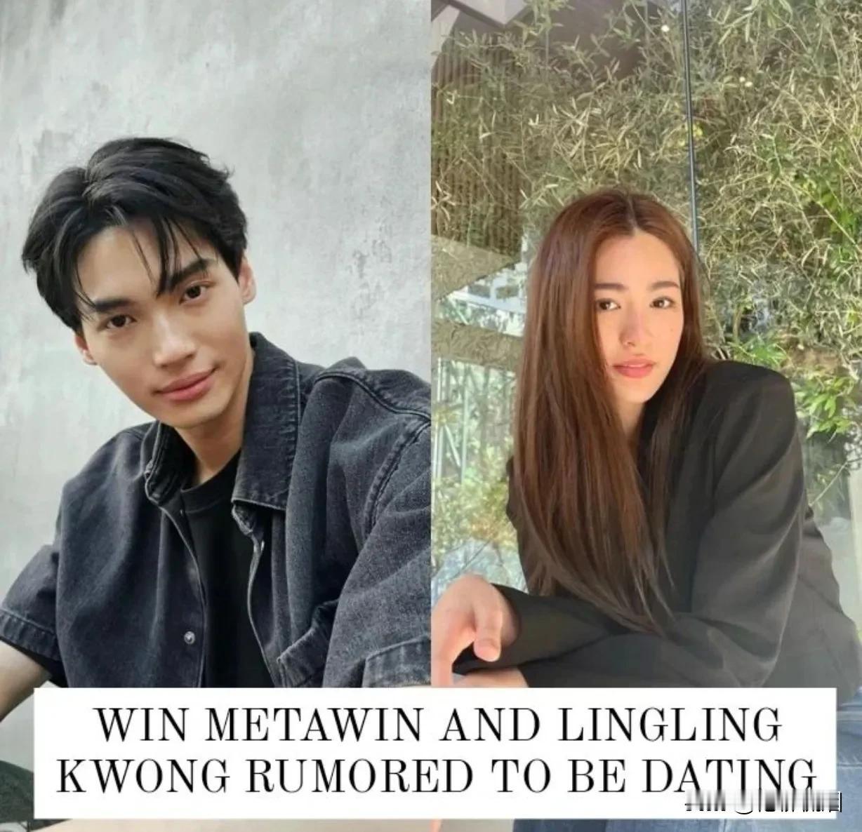 #泰国娱乐# 【Win、Lingling是什么情况？】有网友偶遇Win林汉洲、L