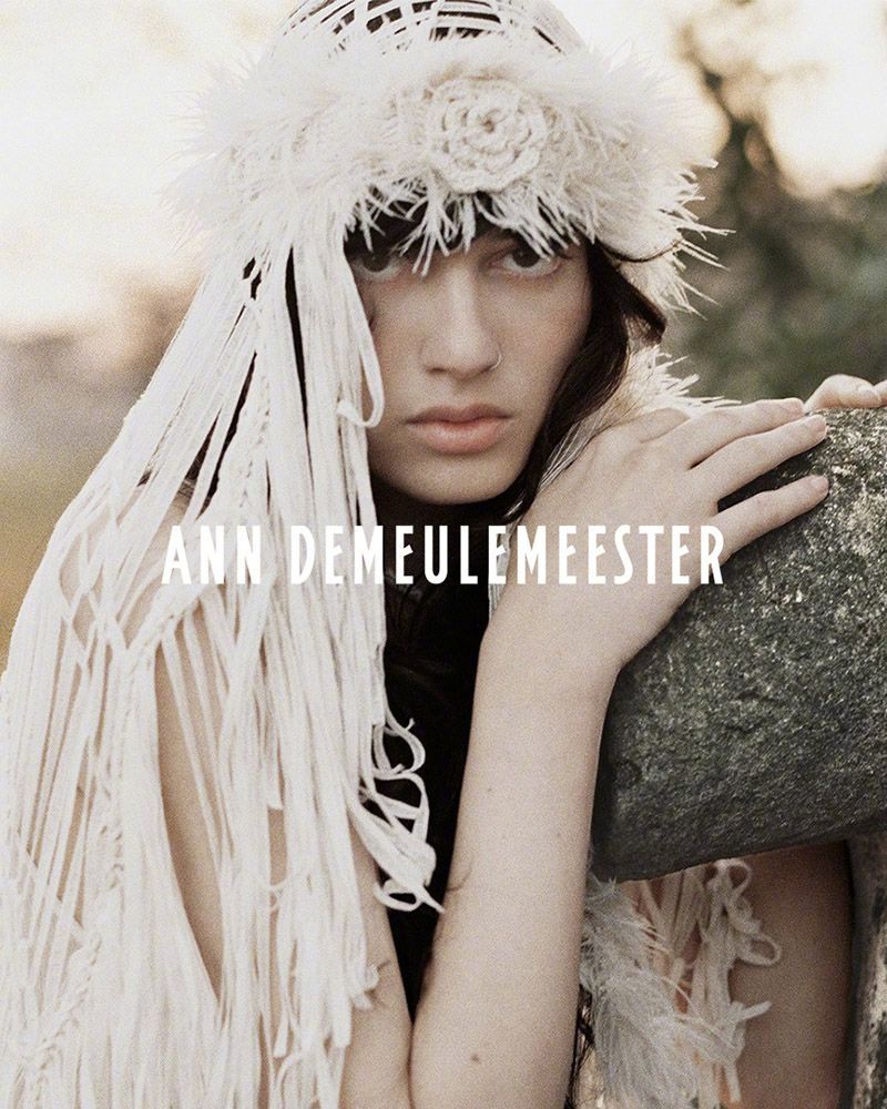 Ann Demeulemeester S/S 2026 campaign 🖤?