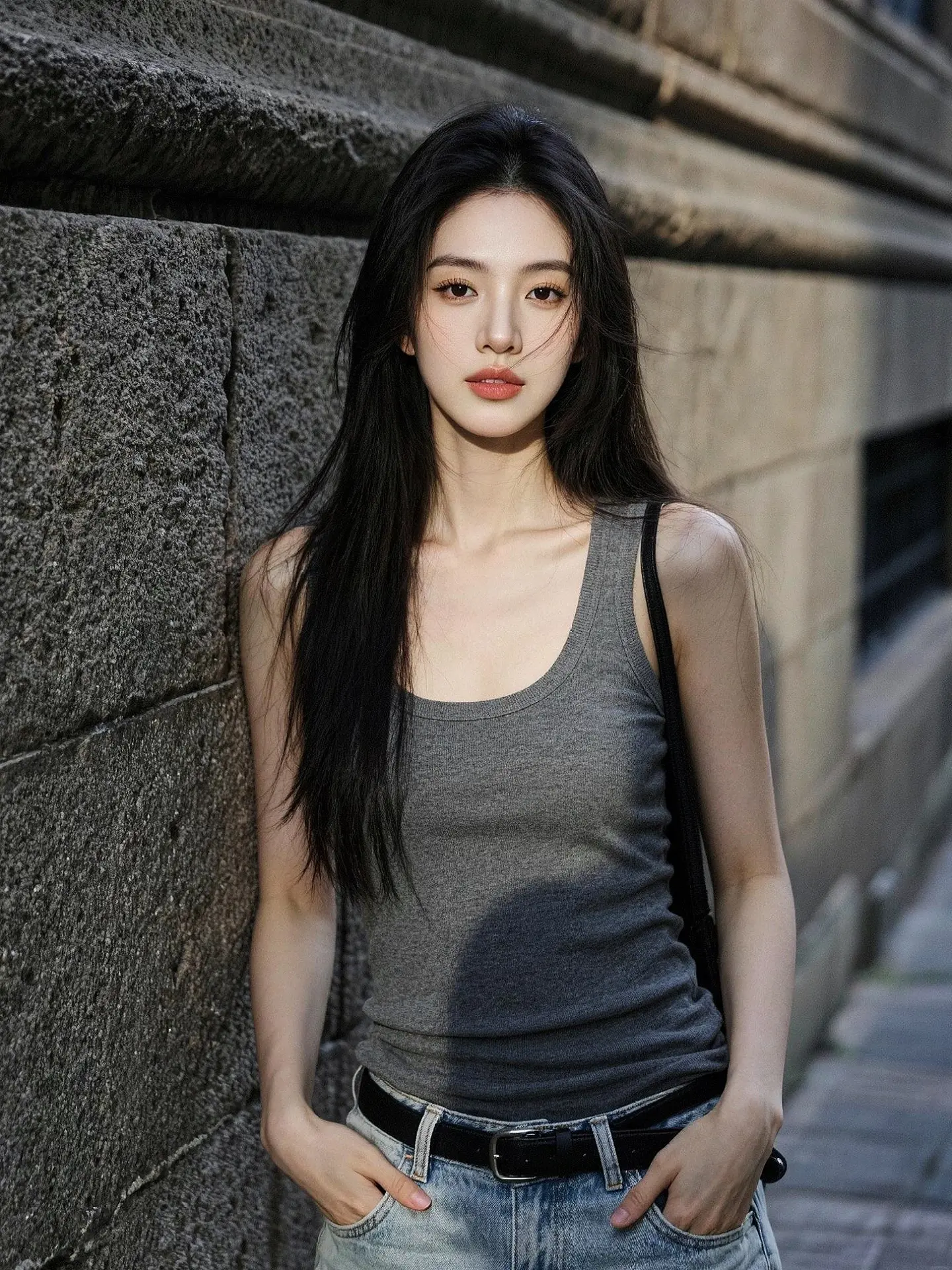 AI低饱和街拍 随变ai随便玩 玩法合伙人计划 随变一拍都很夯 气质美女