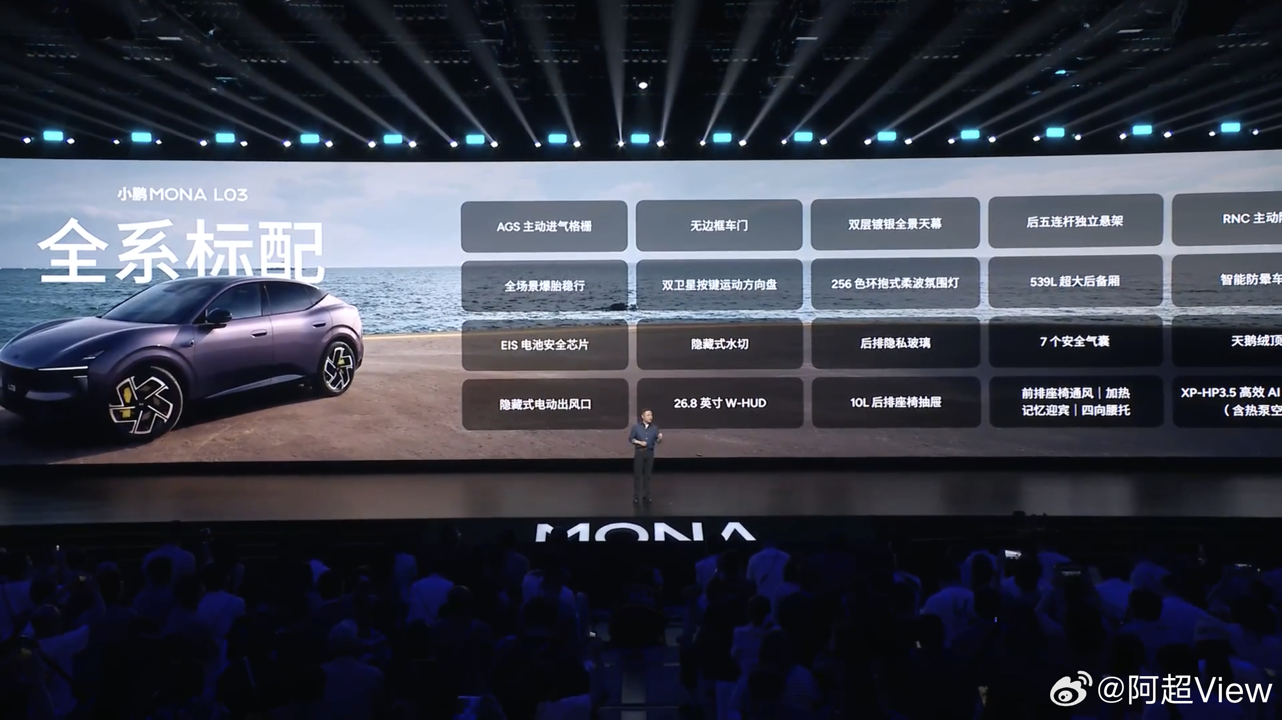 小鹏MONA L03正式开启预售，14.38万起，定位年轻人第一台智能时尚SUV