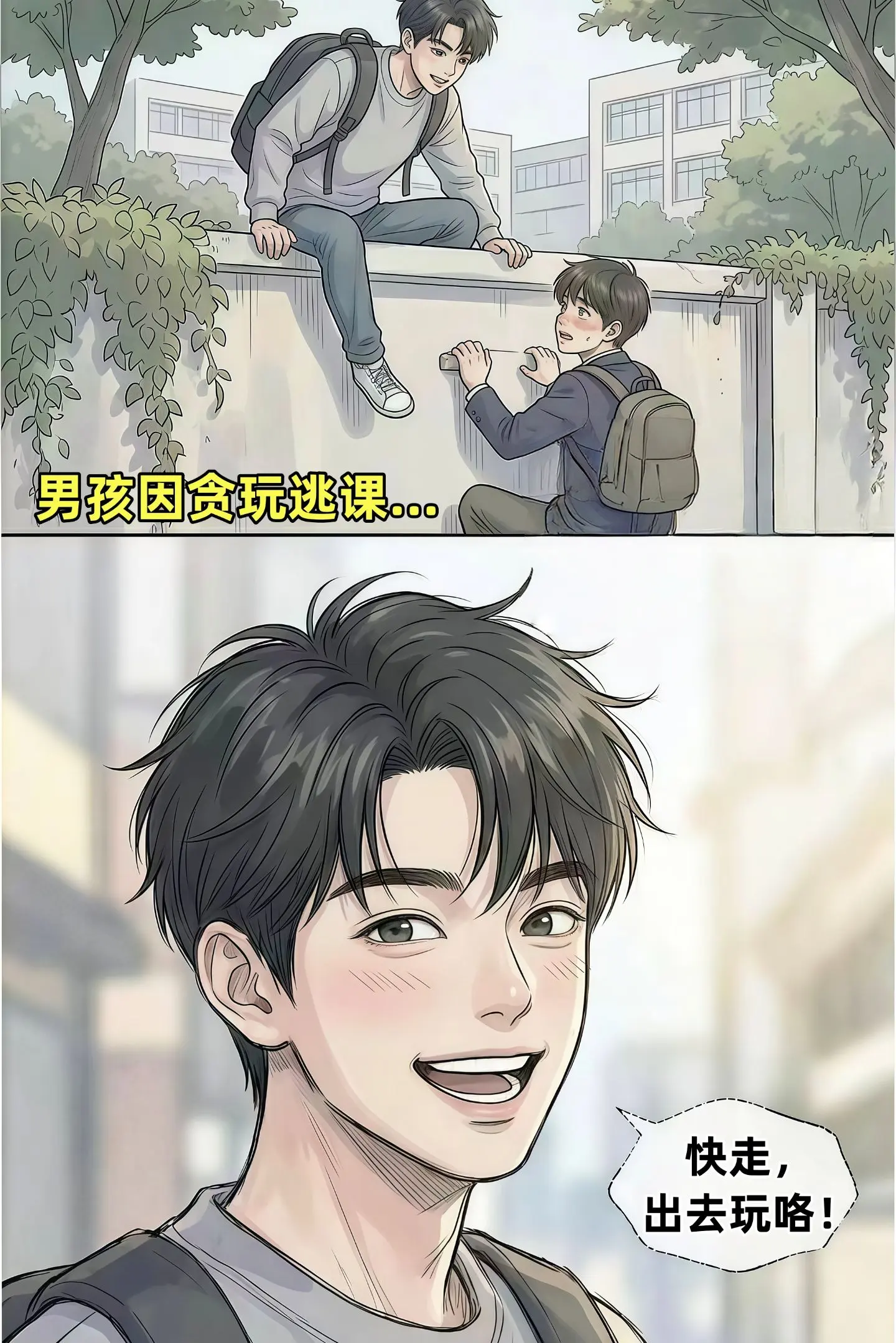 男孩因为逃课，被妈妈赶出家门，最终却..