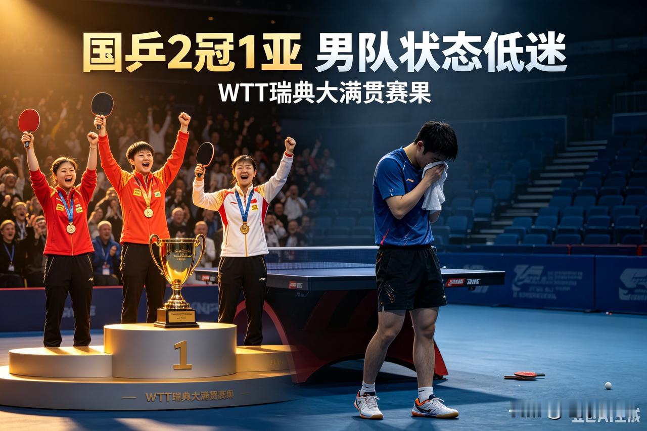 🏓WTT瑞典大满贯｜国乒2冠1亚收官，男队整体状态低迷
 
WTT瑞典大满贯全