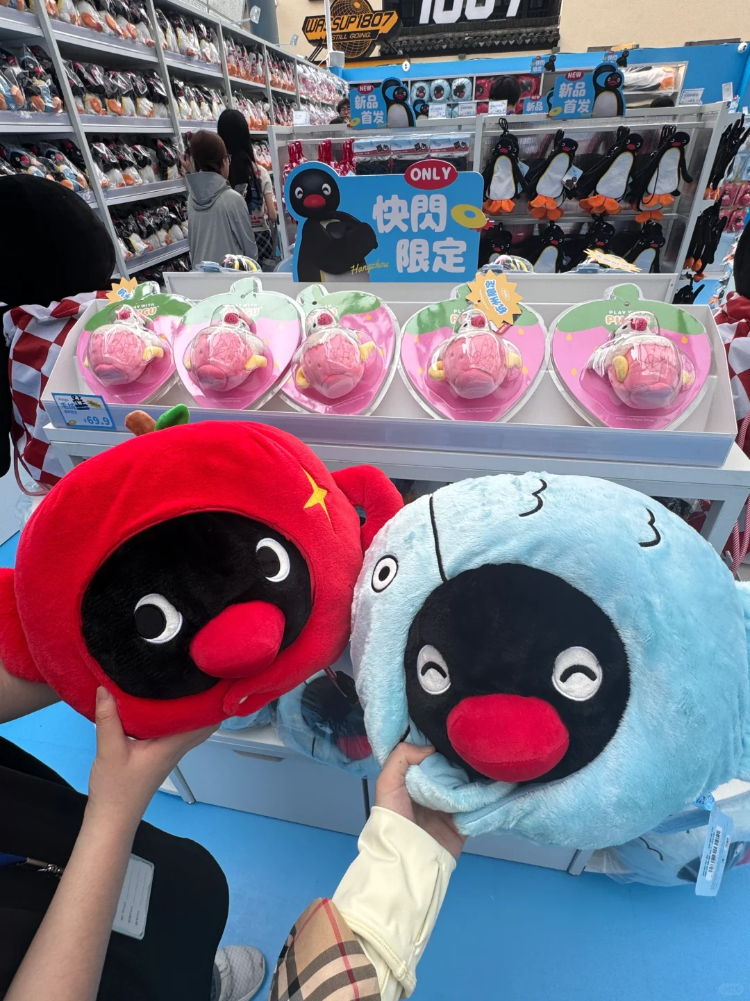 西湖边！！pingu🐧首展！！没办法空手出来…😭