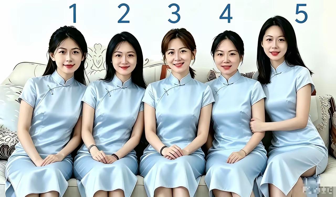 这几位当中有两位是当了妈妈的，你能看出来是哪两位吗？好难选呀！